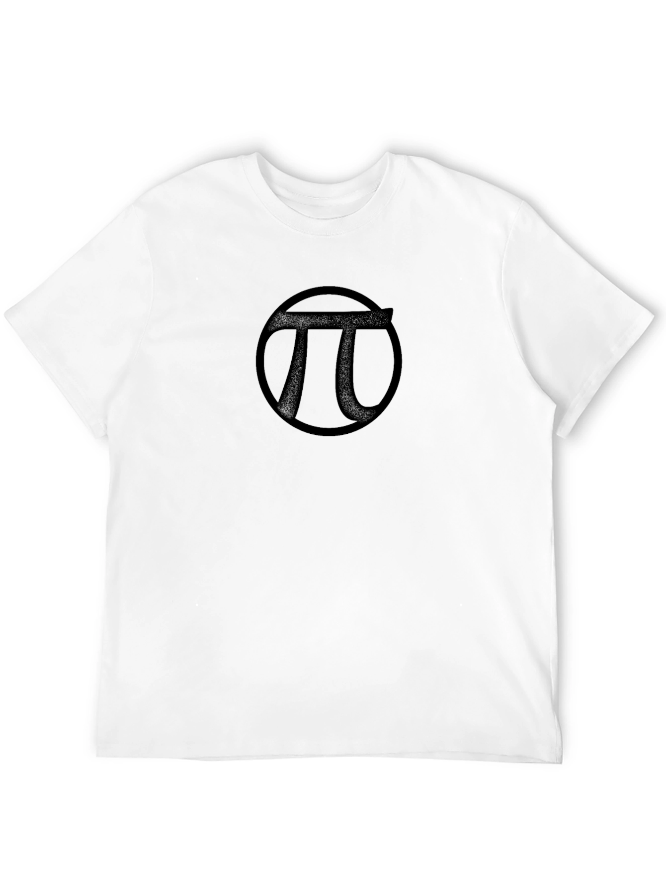 Pi Symbol Black T-Shirt - Stylish Math Tee