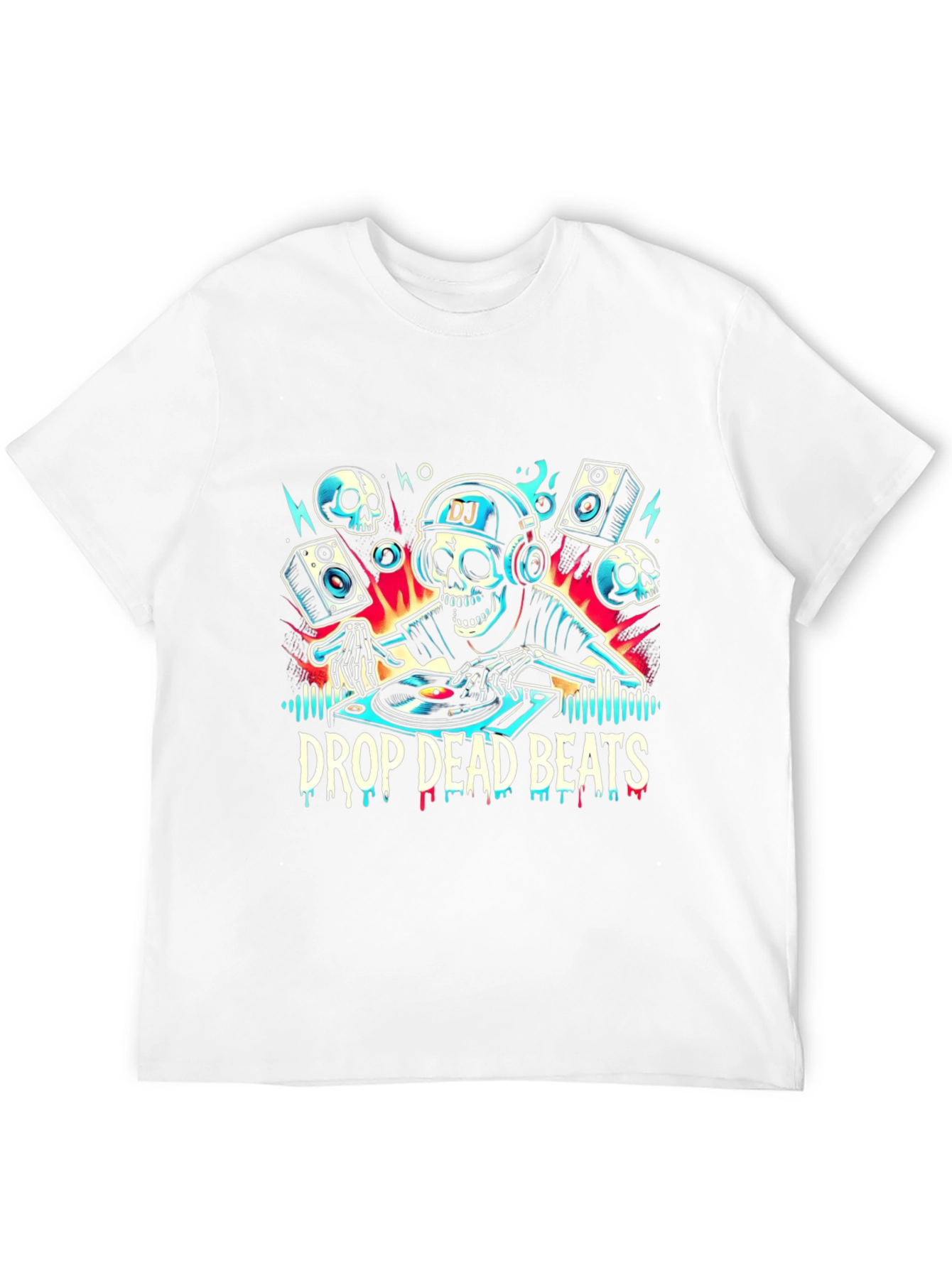 Drop Dead Beats DJ Skeleton T-Shirt