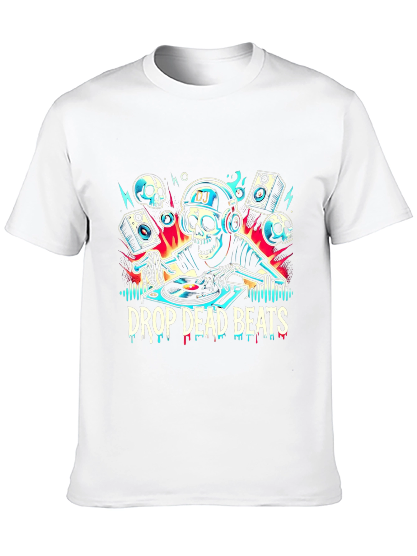 Drop Dead Beats DJ Skeleton T-Shirt