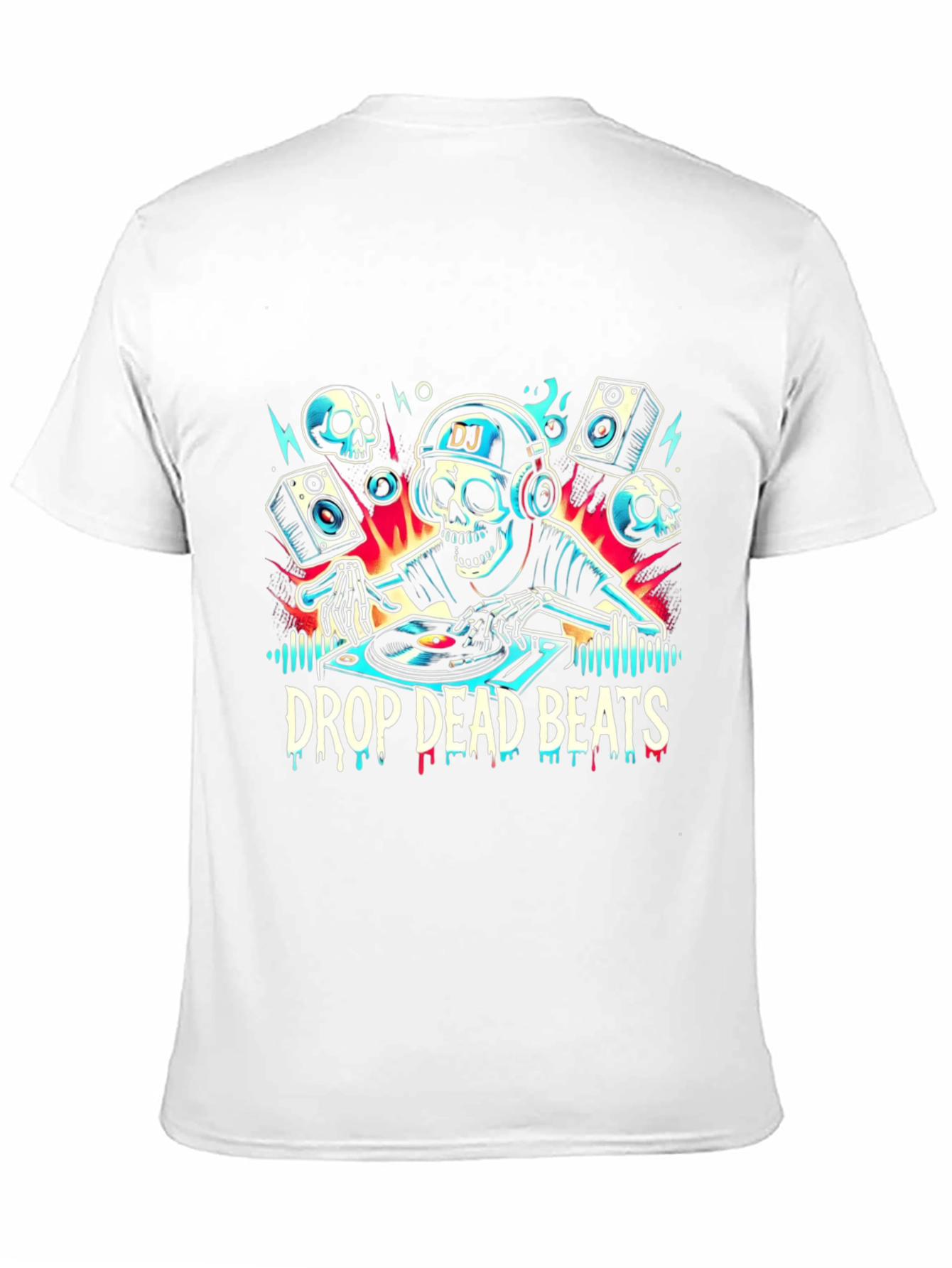 Drop Dead Beats DJ Skeleton T-Shirt