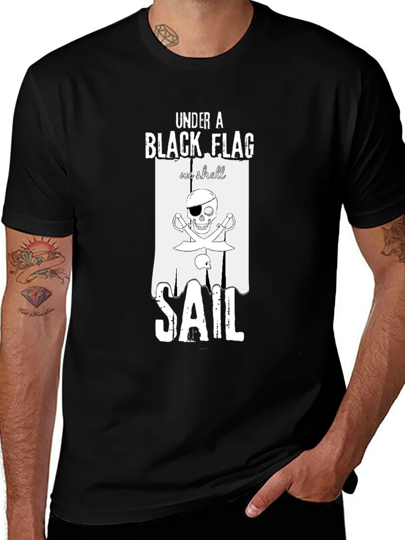 Under a Black Flag Mens T-Shirt