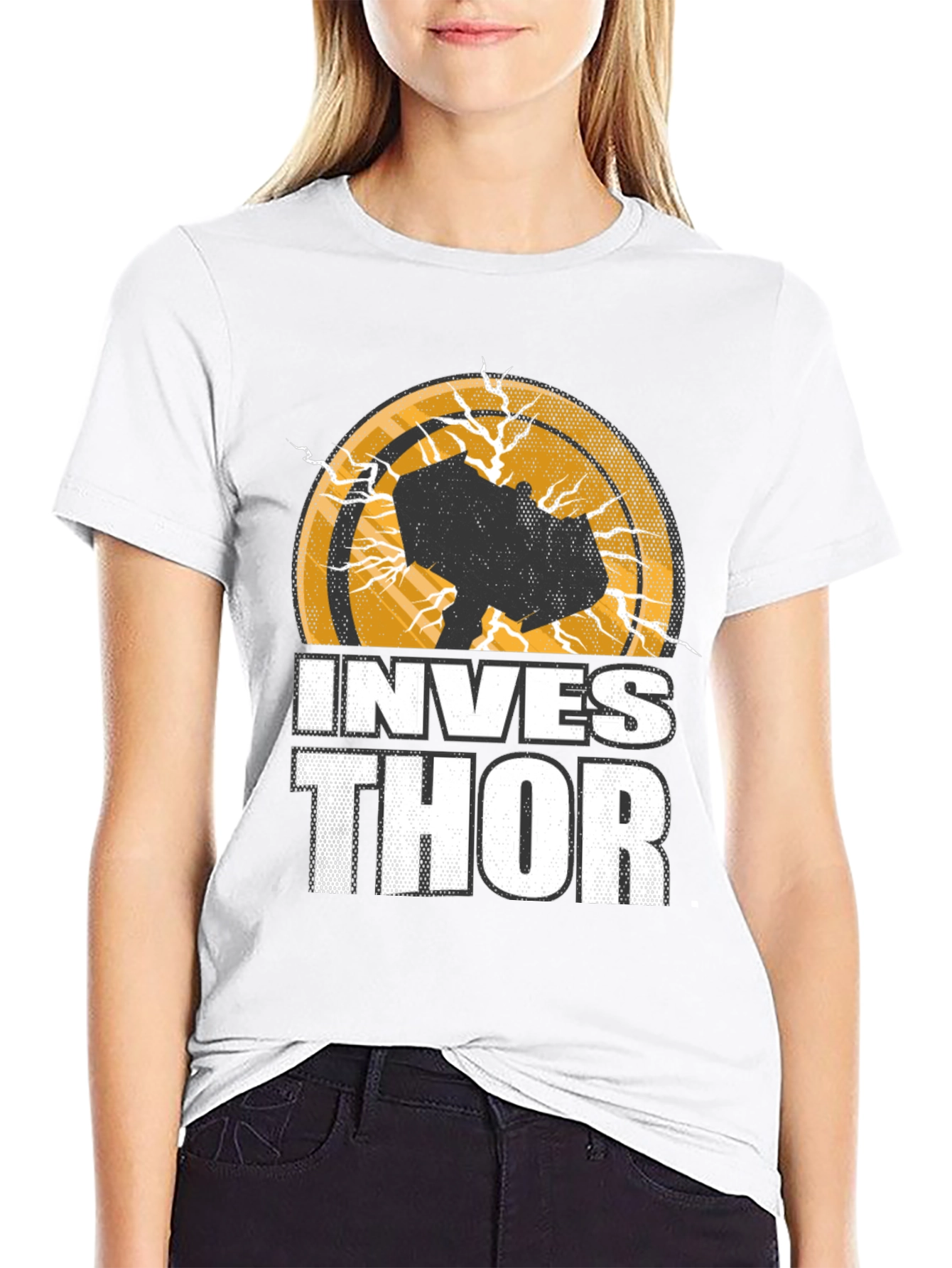 Invest Thor Graphic T-Shirt - Cool Unique Design