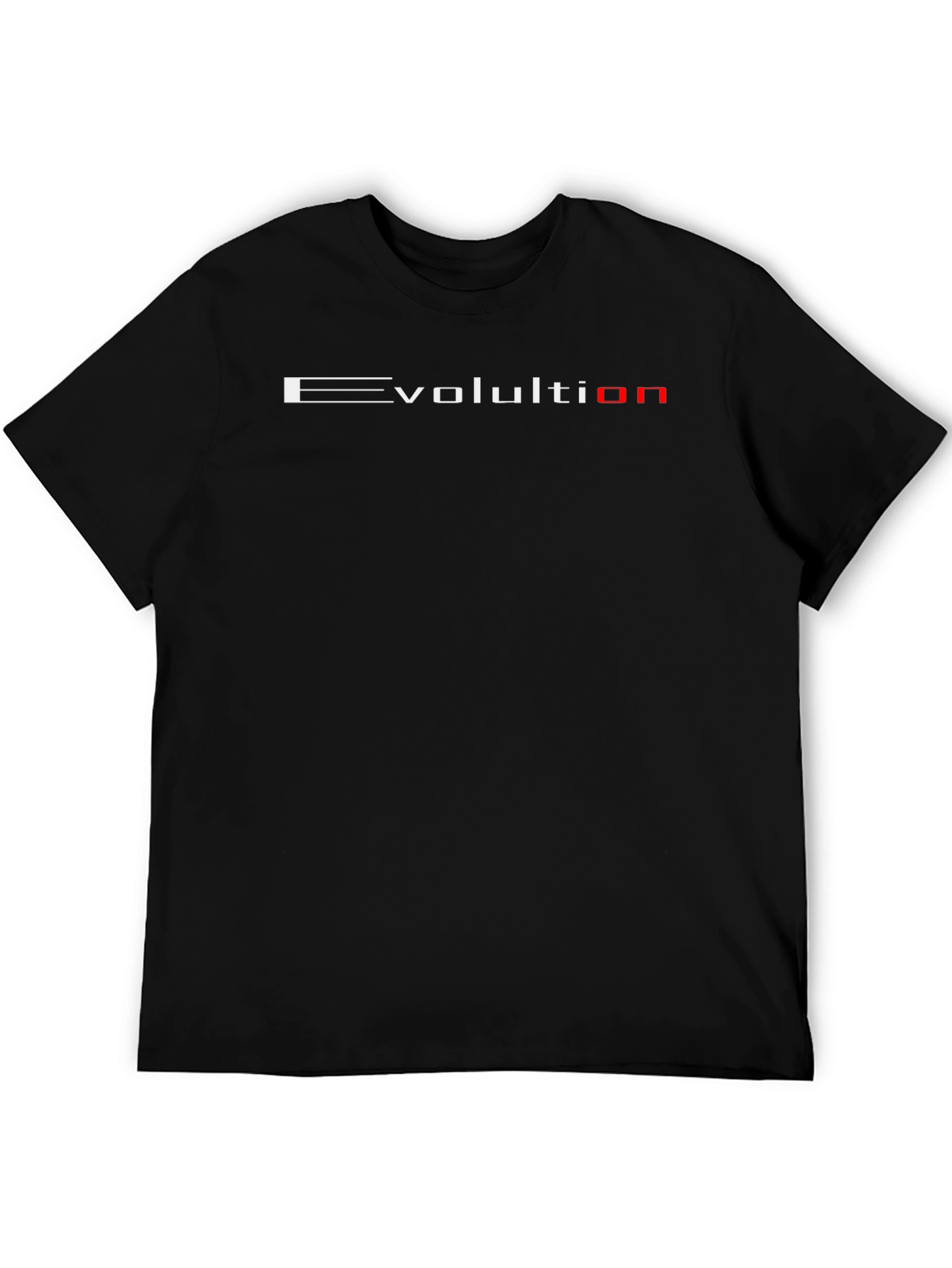Evolution Graphic Tee - Modern Style Black T-Shirt
