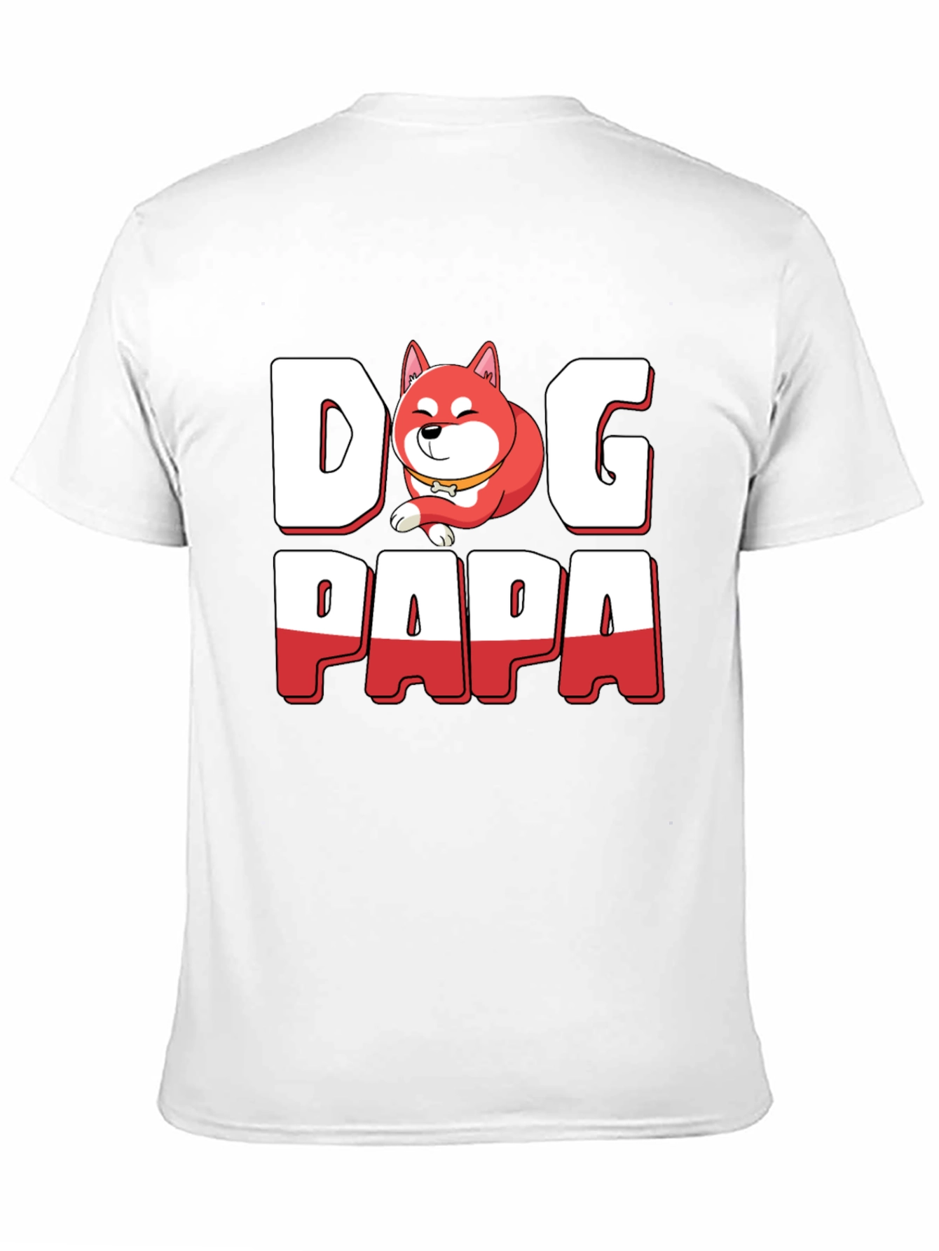 Dog Papa T-Shirt - Shiba Inu Dad Tee