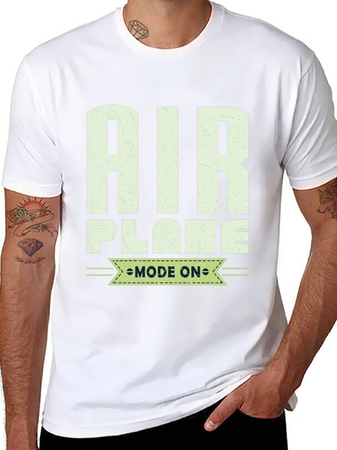 Airplane Mode On T-Shirt - Aviation Enthusiast Tee