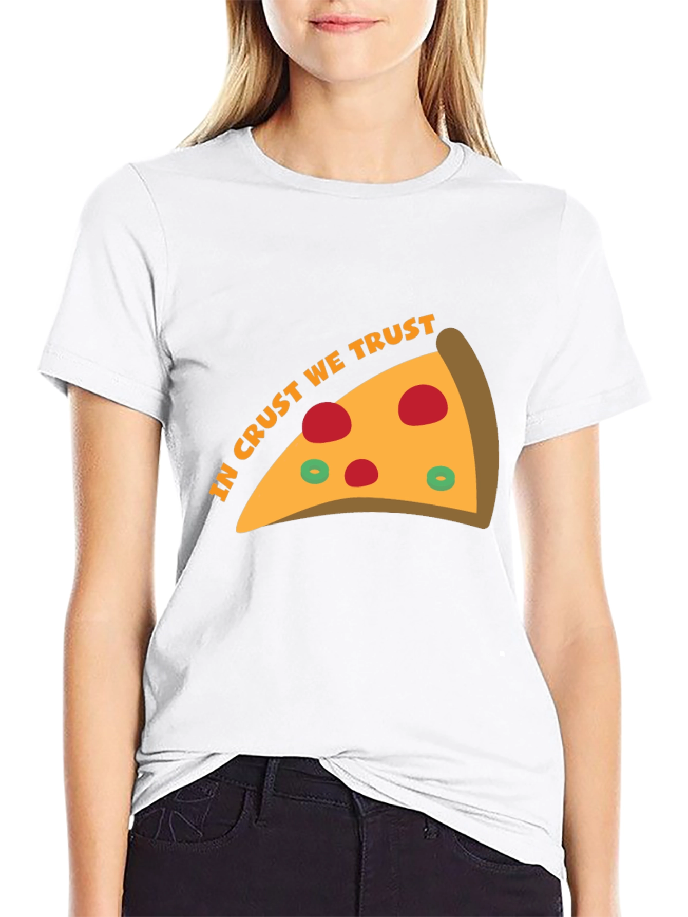 In Crust We Trust Pizza T-Shirt