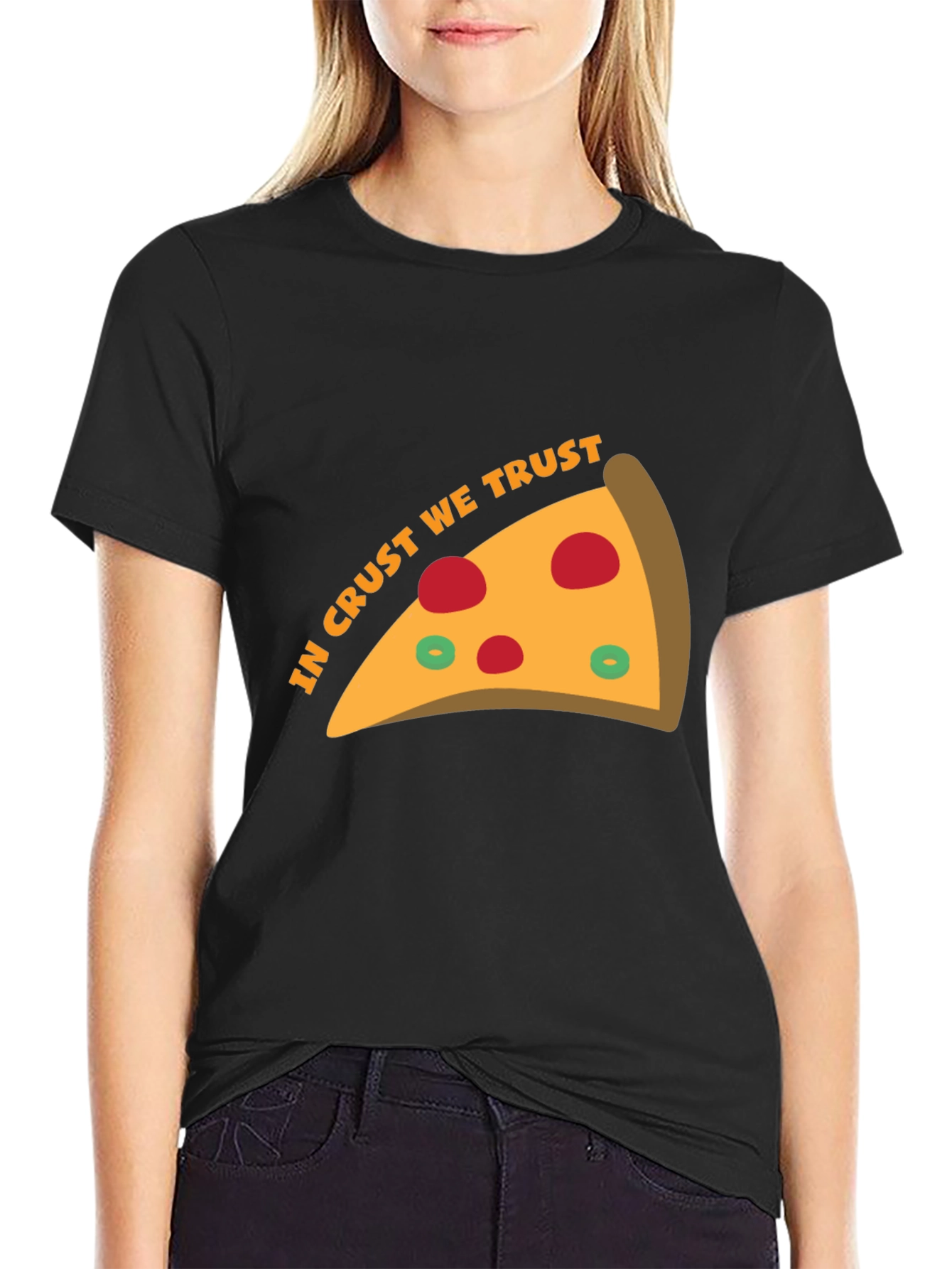 In Crust We Trust Pizza T-Shirt