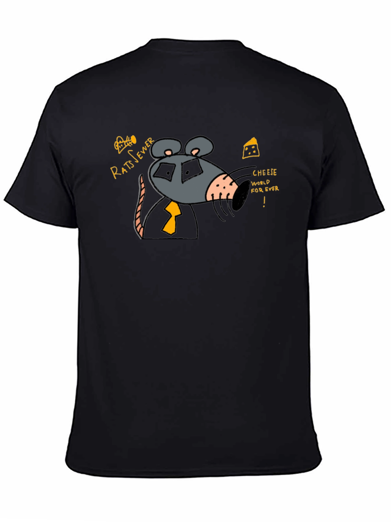 Rat Sewer T-Shirt - Cheese World Forever!
