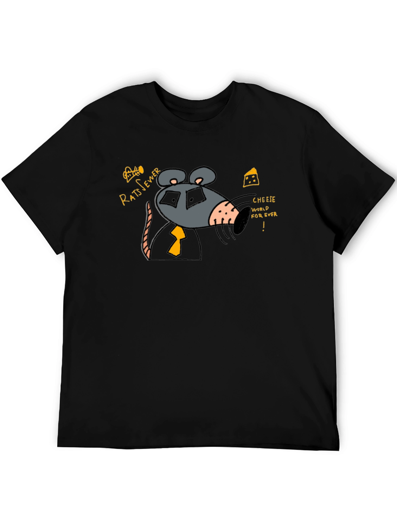 Rat Sewer T-Shirt - Cheese World Forever!