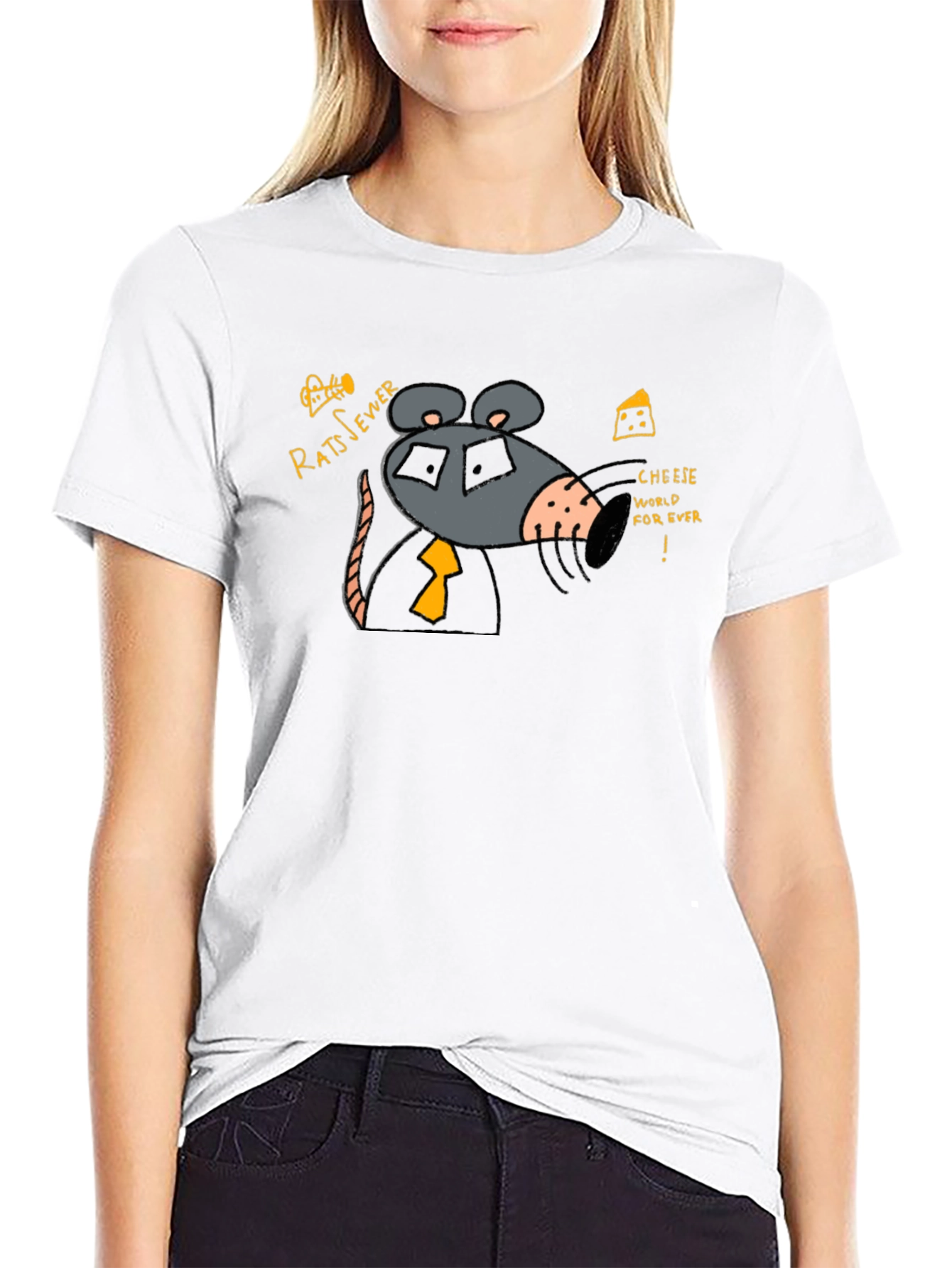Rat Sewer T-Shirt - Cheese World Forever!
