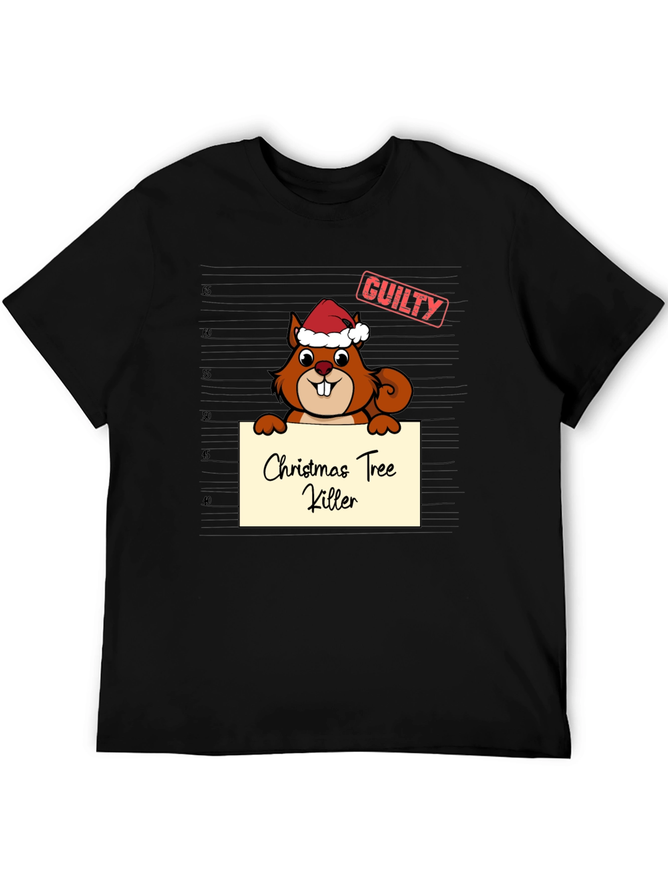 Christmas Tree Killer Squirrel T-Shirt