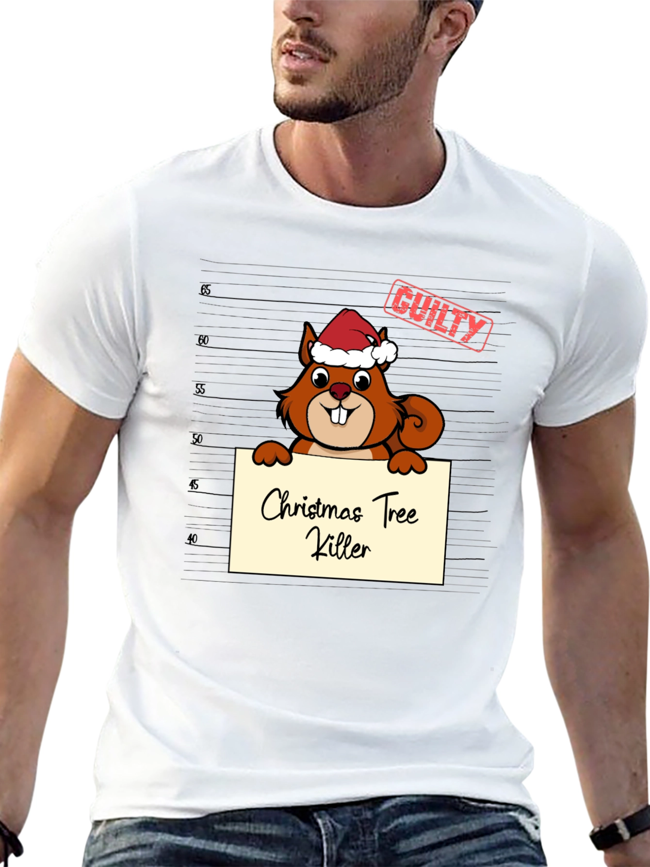 Christmas Tree Killer Squirrel T-Shirt