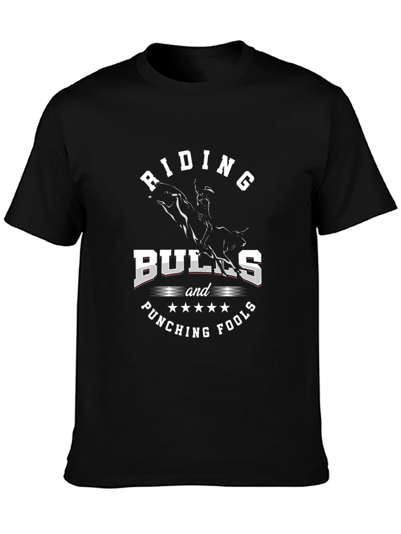 Riding Bulls & Punching Fools Graphic T-Shirt