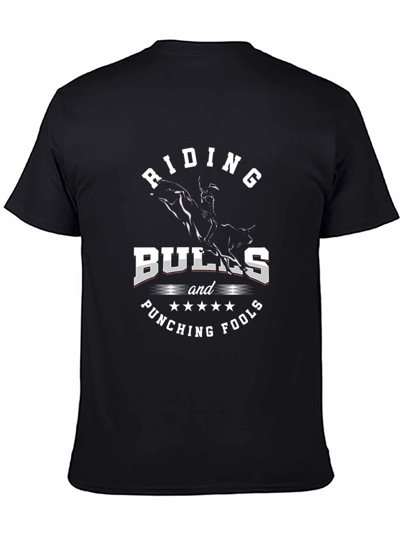 Riding Bulls & Punching Fools Graphic T-Shirt
