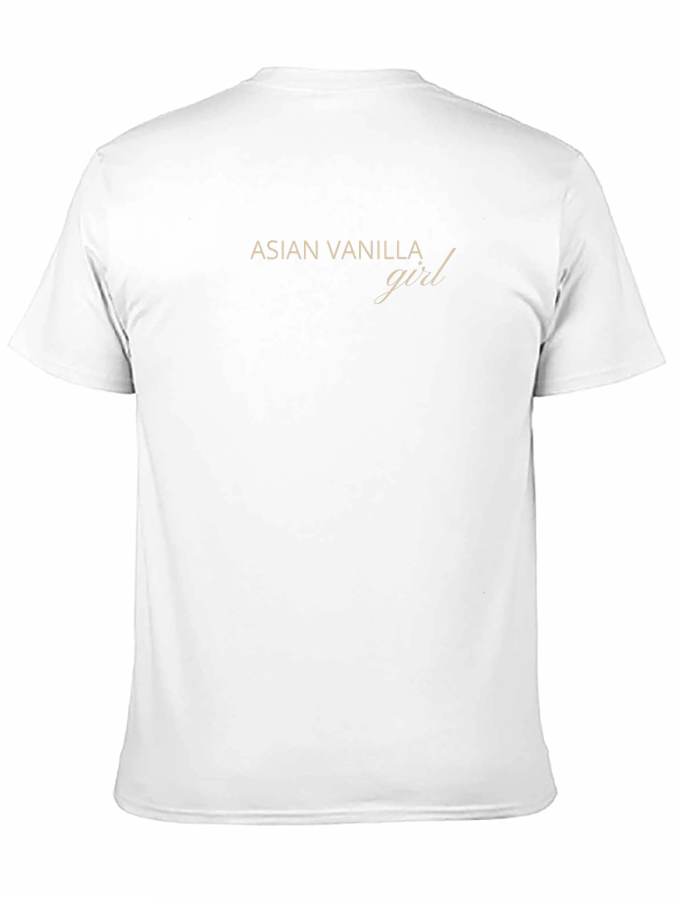 Asian Vanilla Girl Graphic Tee - Soft Cotton Blend