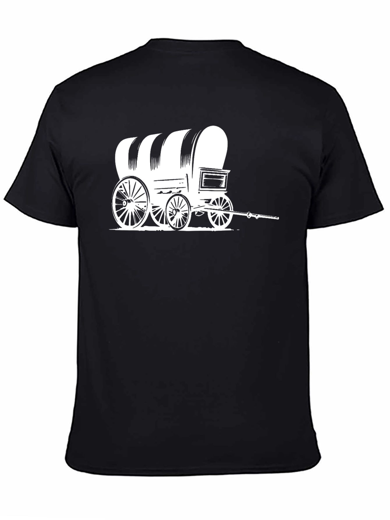 Covered Wagon Graphic Tee - Western Style