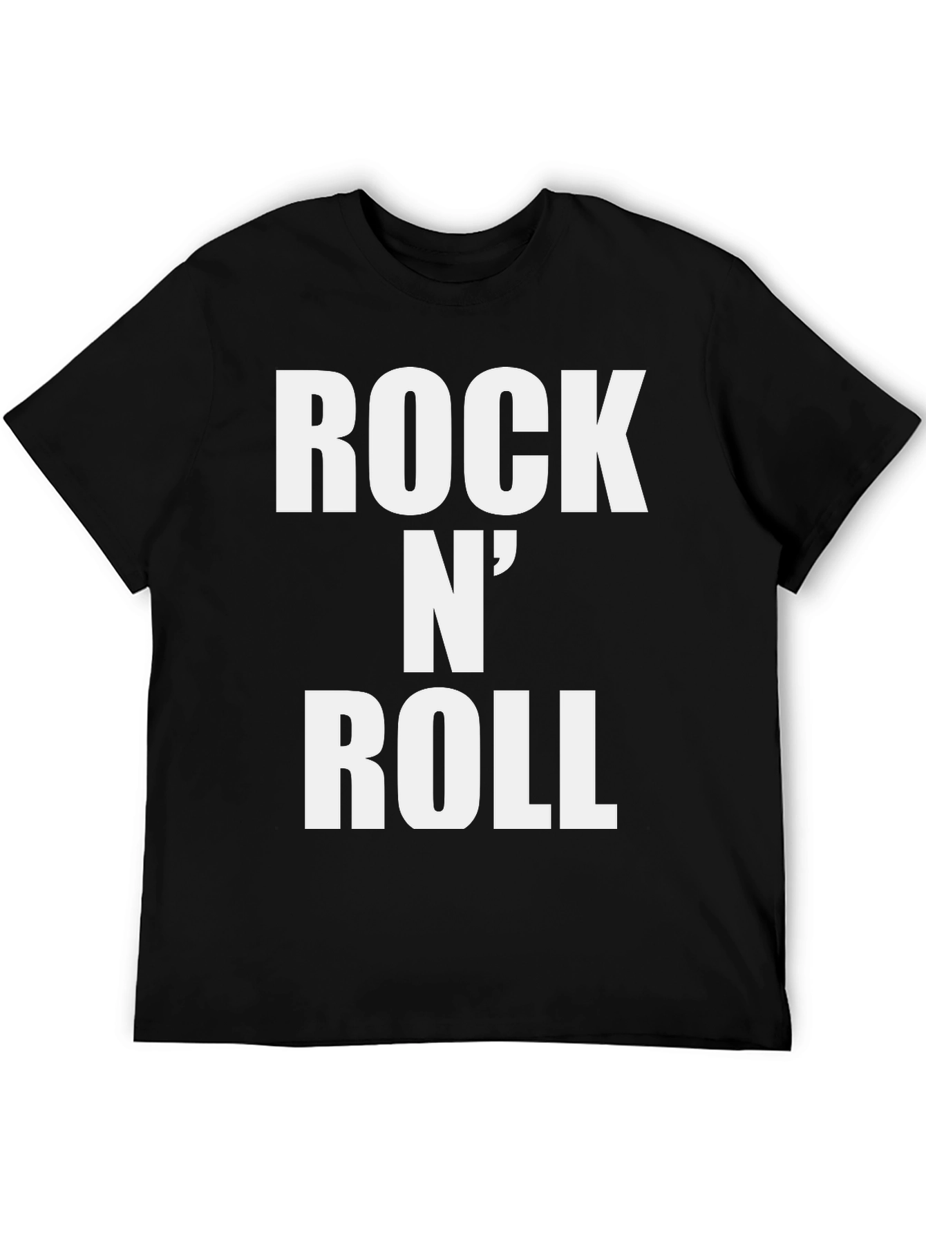 Rock N Roll Graphic Tee - Classic Black