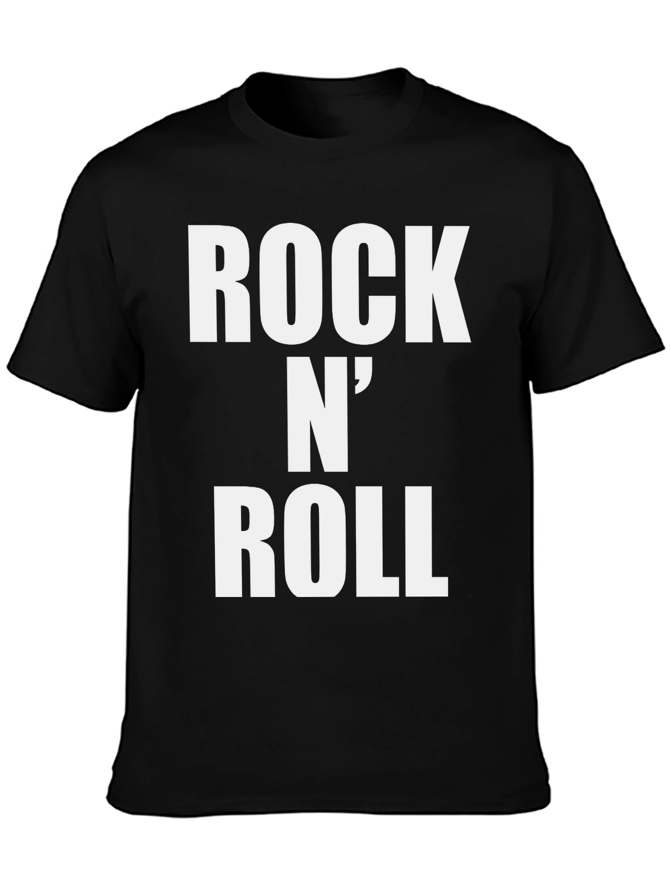 Rock N Roll Graphic Tee - Classic Black