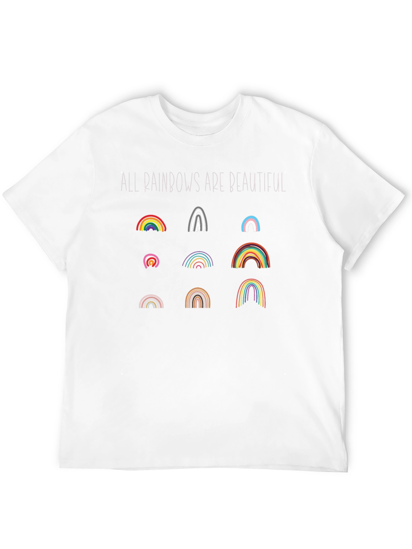 All Rainbows Are Beautiful Graphic Tee