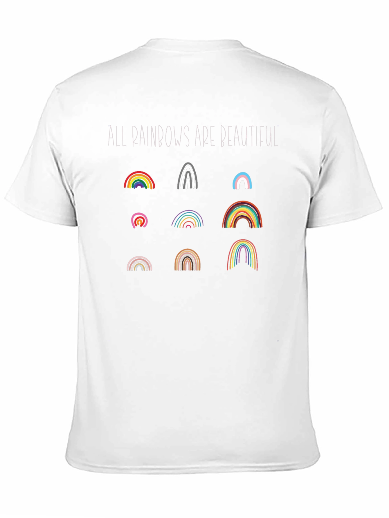 All Rainbows Are Beautiful Graphic Tee