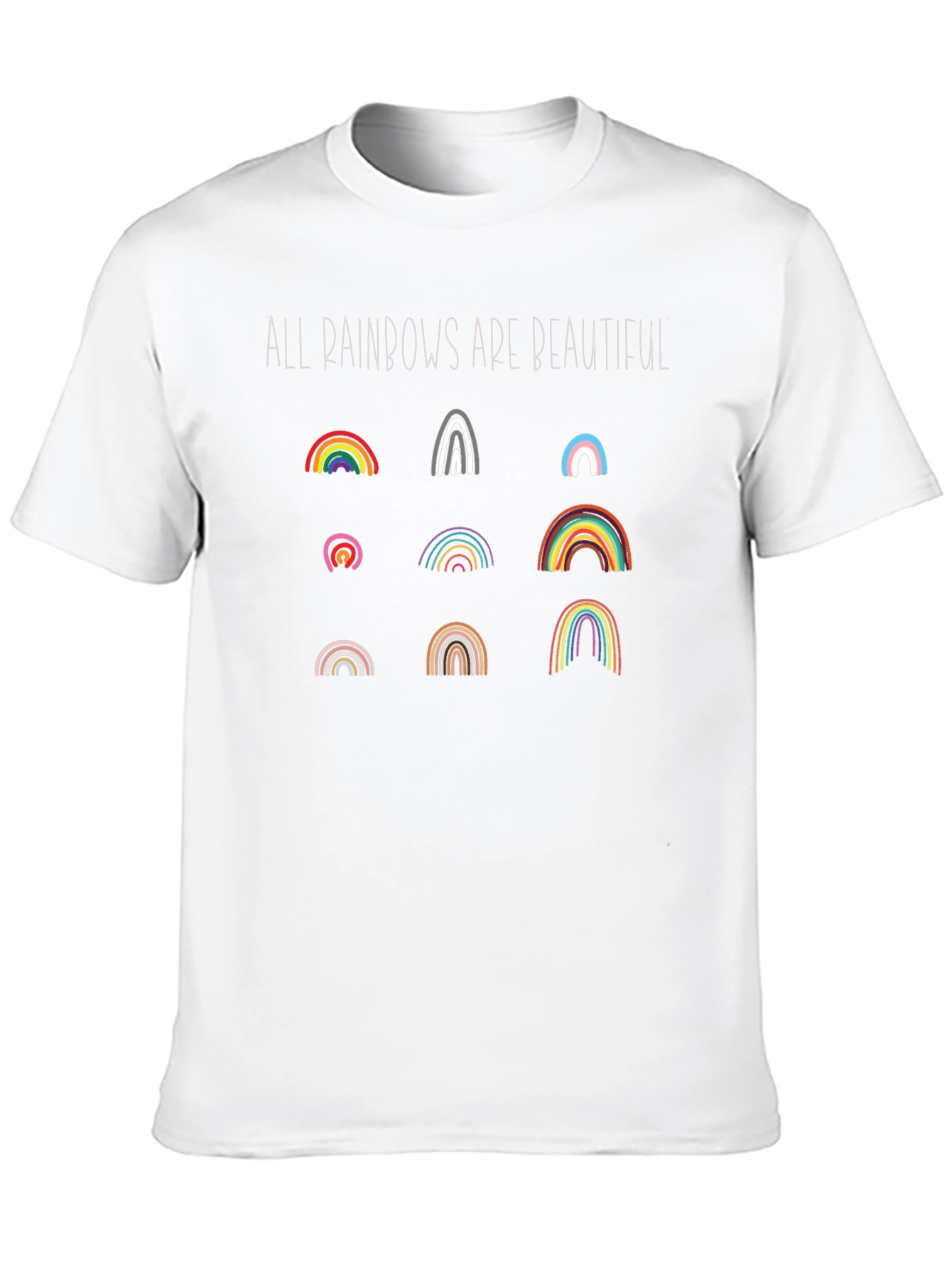 All Rainbows Are Beautiful Graphic Tee