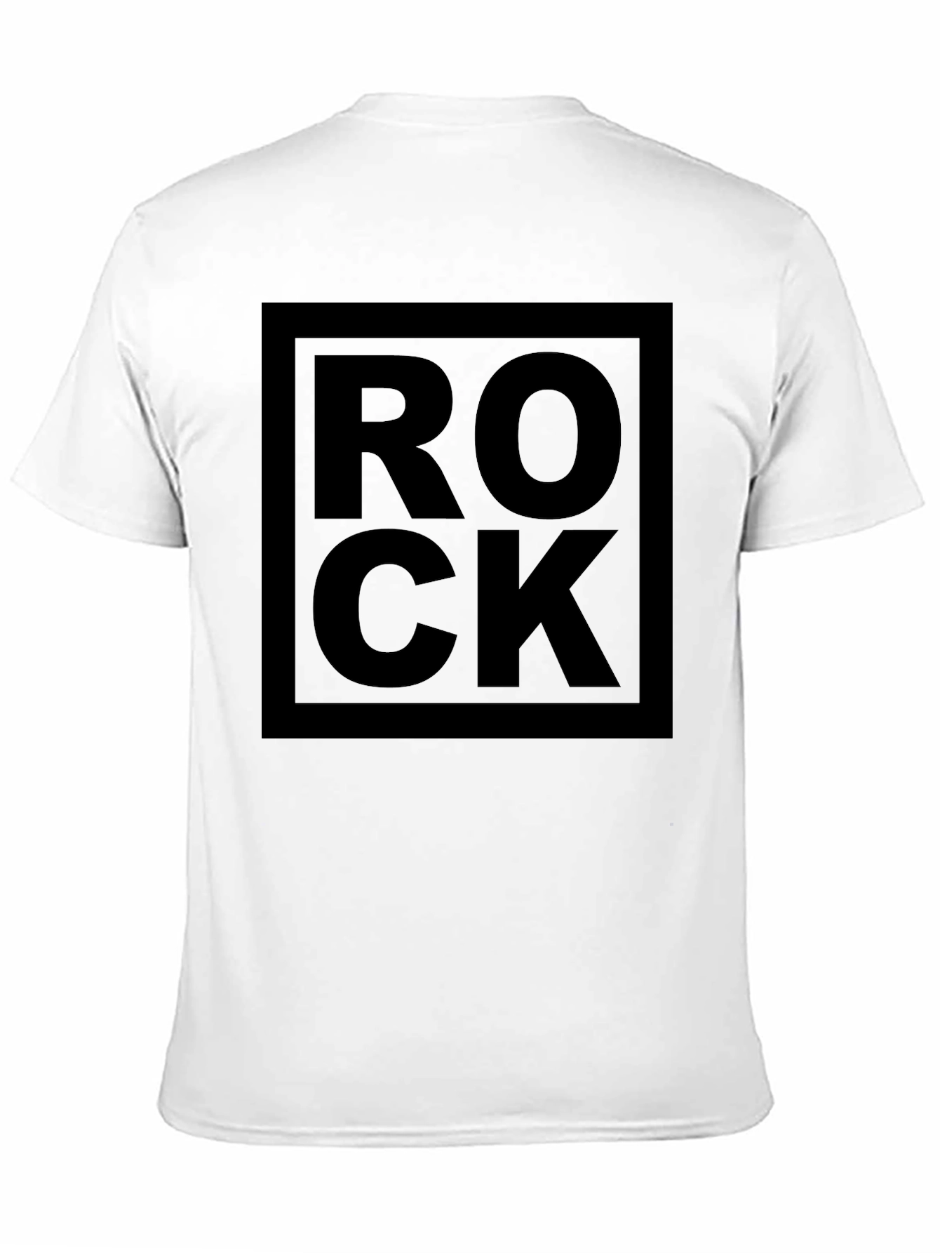 Rock Graphic Tee - Bold Black Design