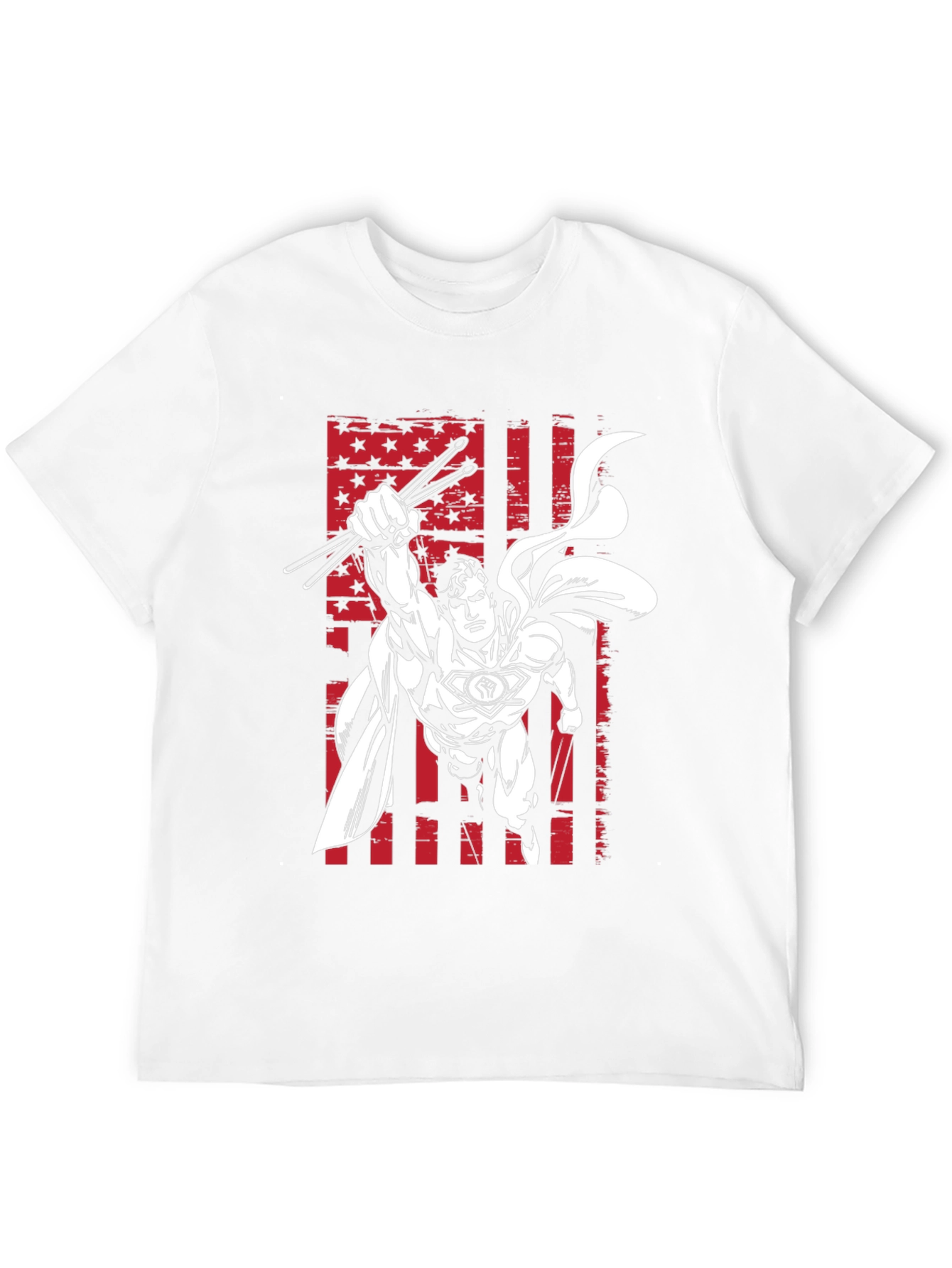 Superhero Drummer Graphic T-Shirt