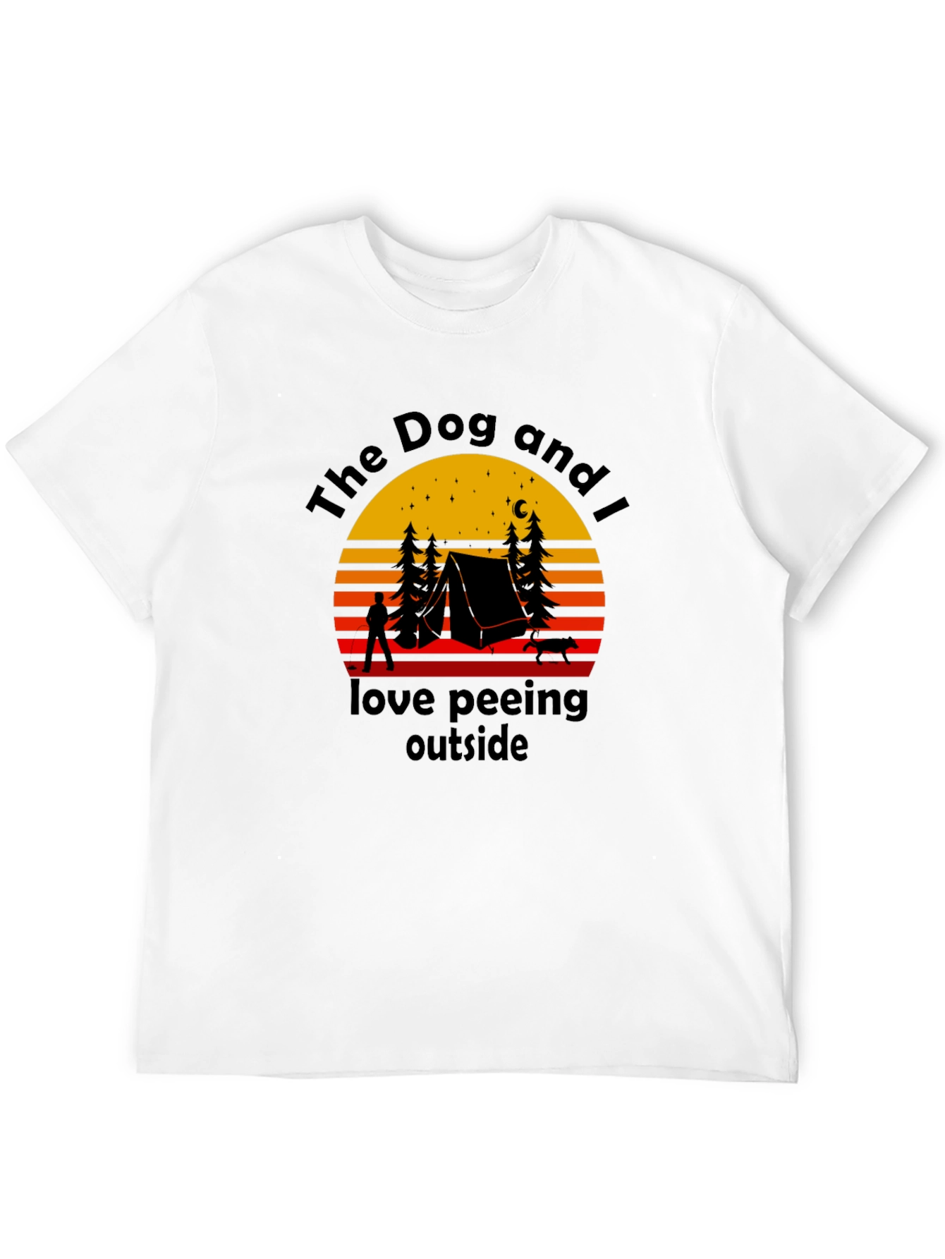 The Dog and I Camping Graphic Tee
