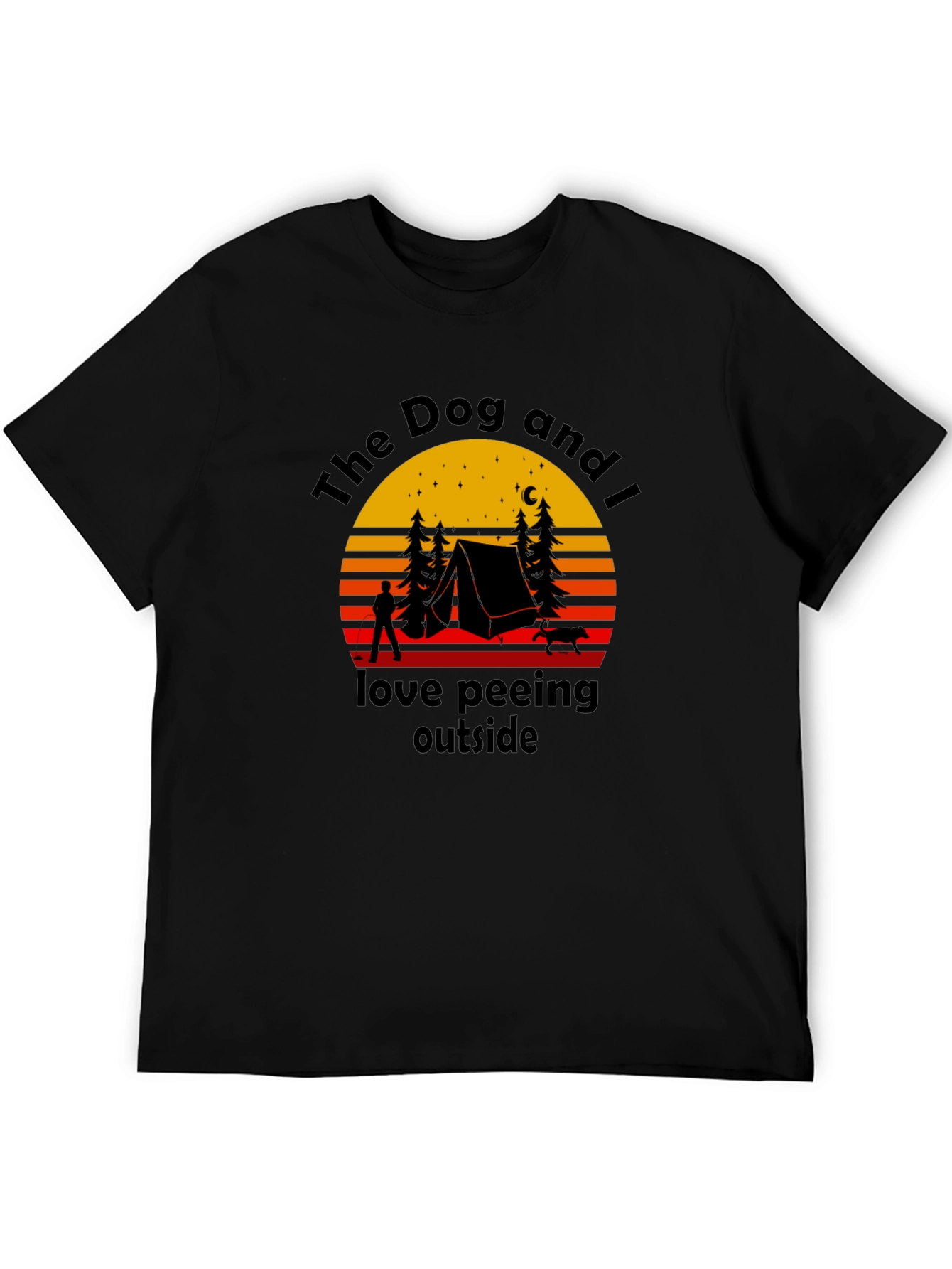 The Dog and I Camping Graphic Tee