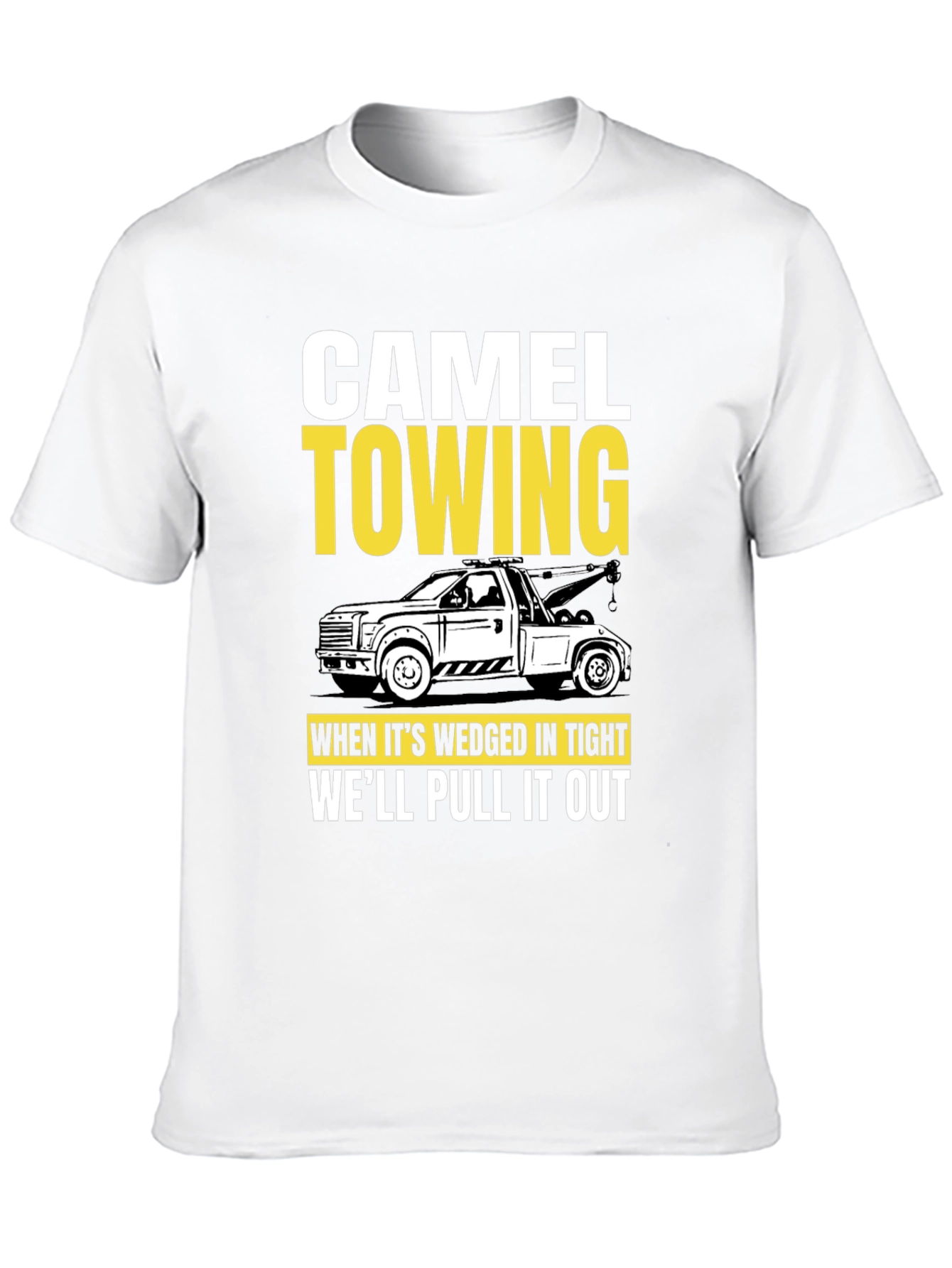 Camel Towing Funny Graphic Tee Shirt