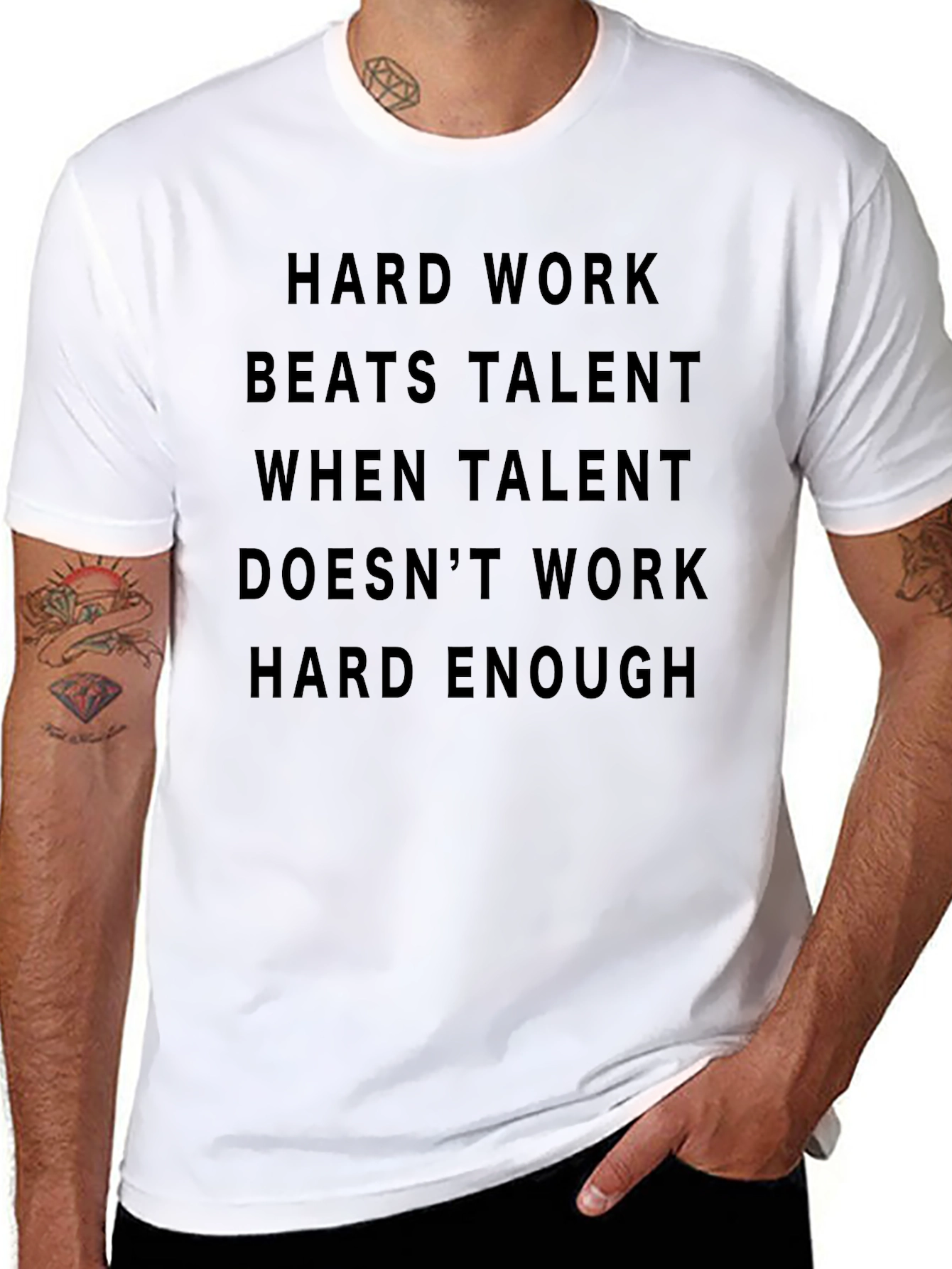 Hard Work Motivational T-Shirt