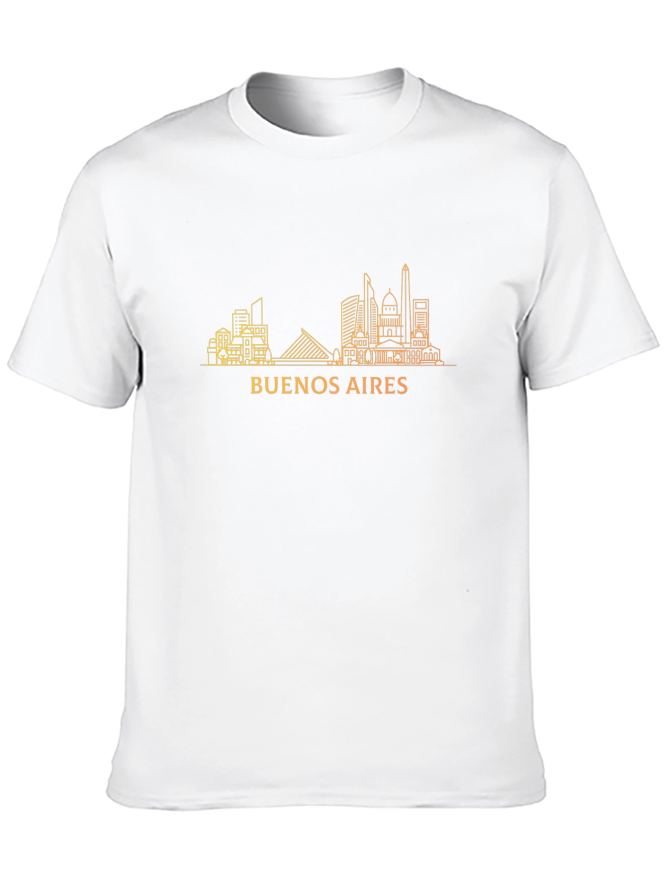 Buenos Aires Skyline Graphic Tee - Black