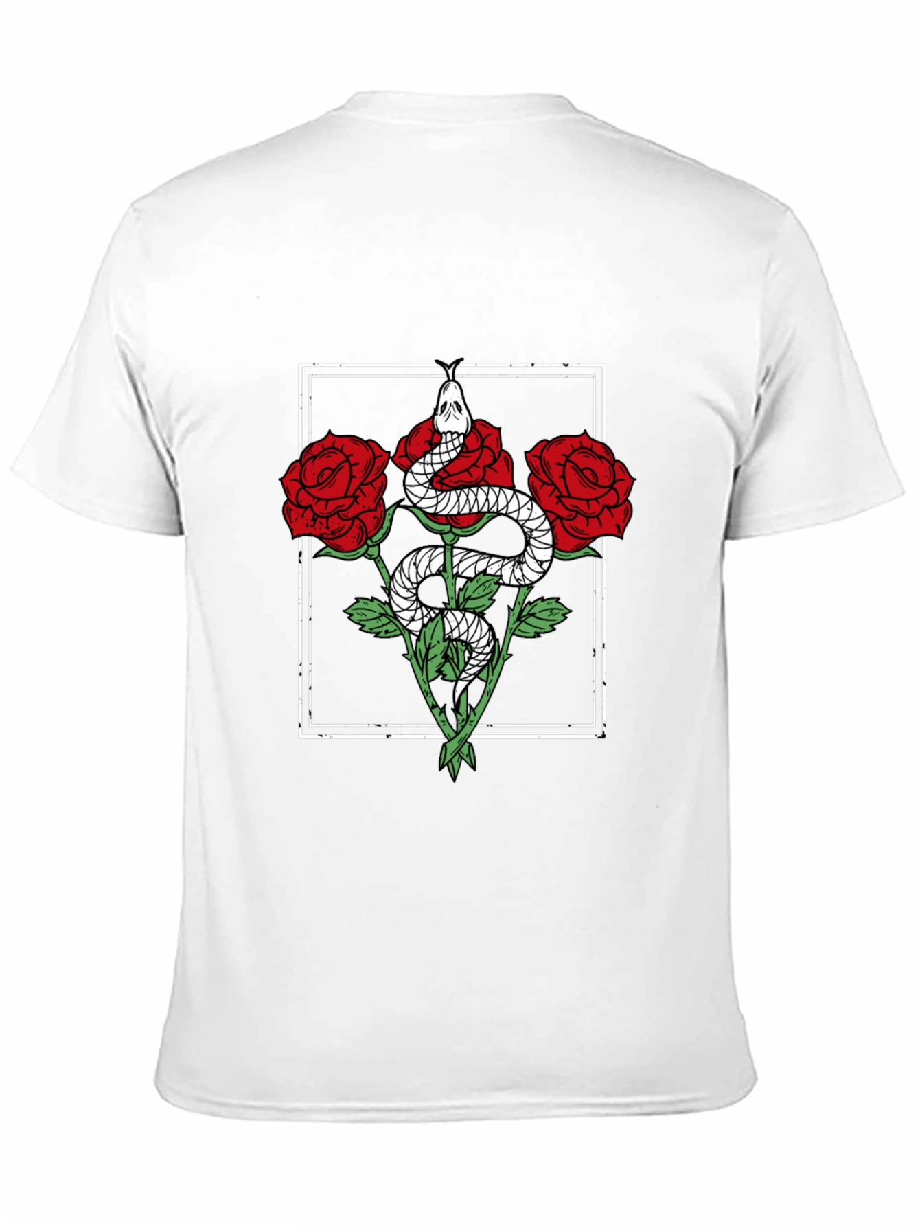 Snake & Roses Graphic Tee