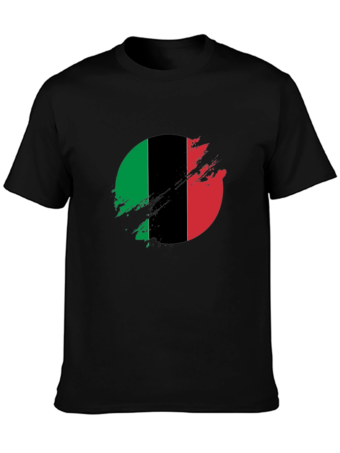 Distressed Pan-African Flag T-Shirt