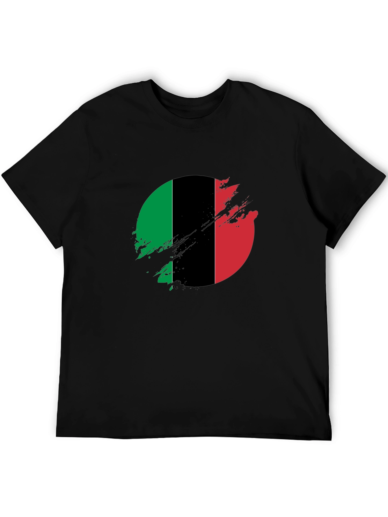 Distressed Pan-African Flag T-Shirt