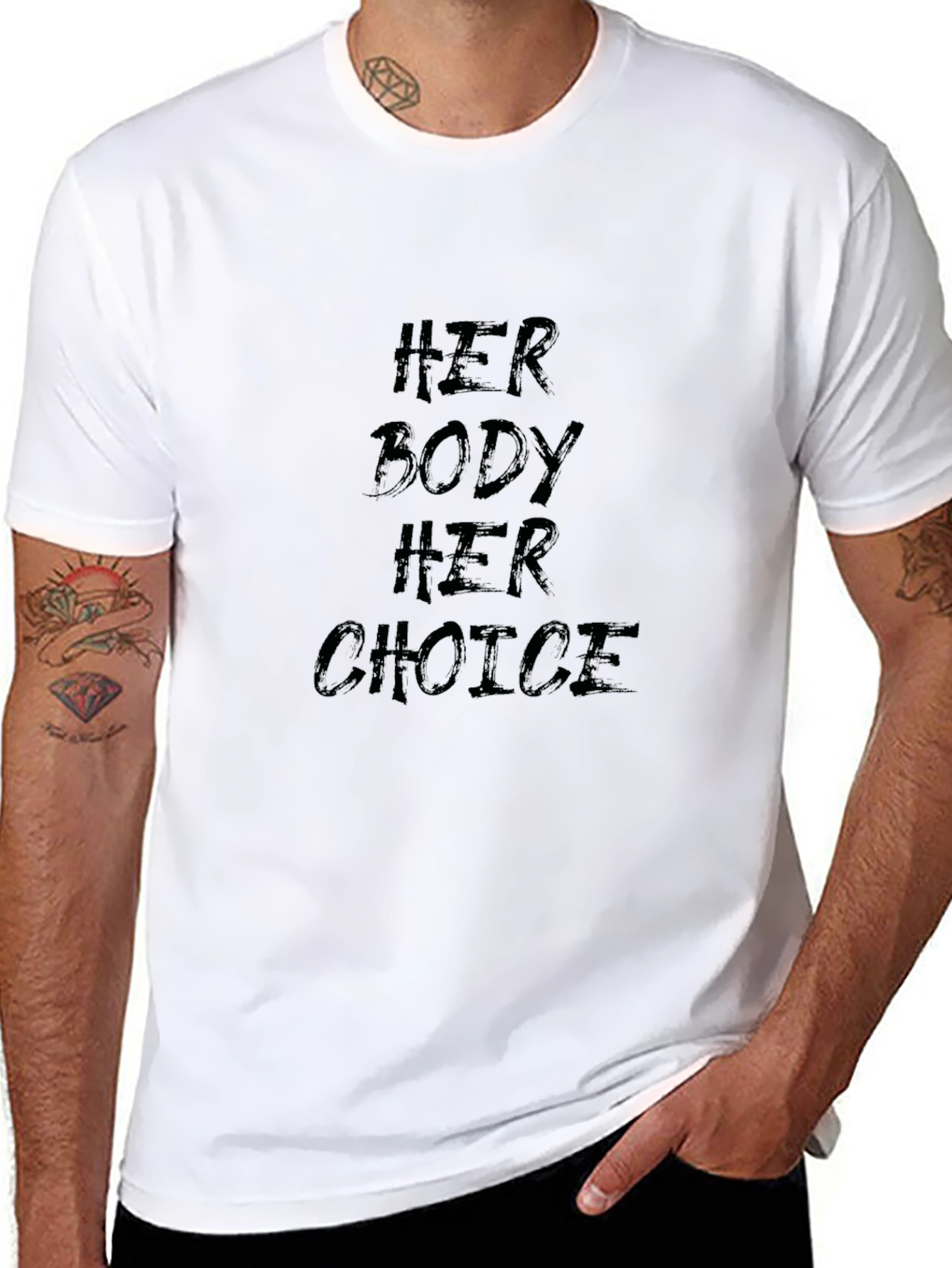 Her Body Her Choice Tee - Pro Choice Shirt