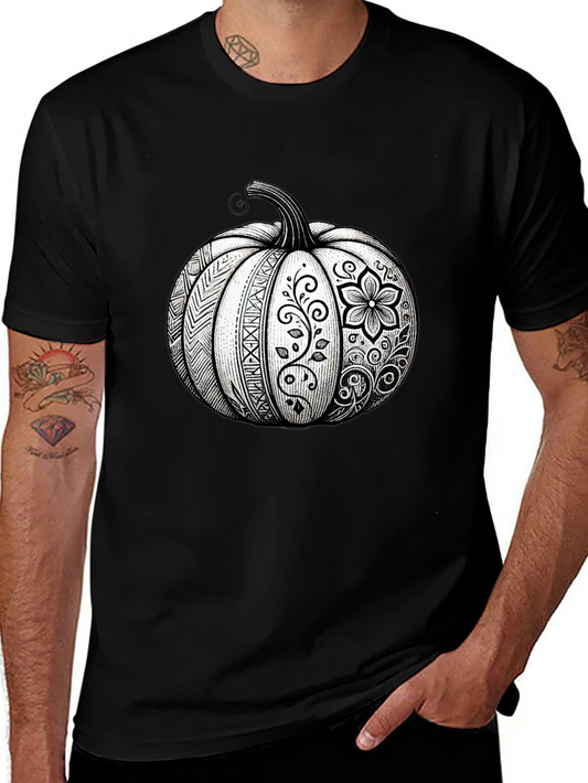 Pumpkin Floral Graphic Tee
