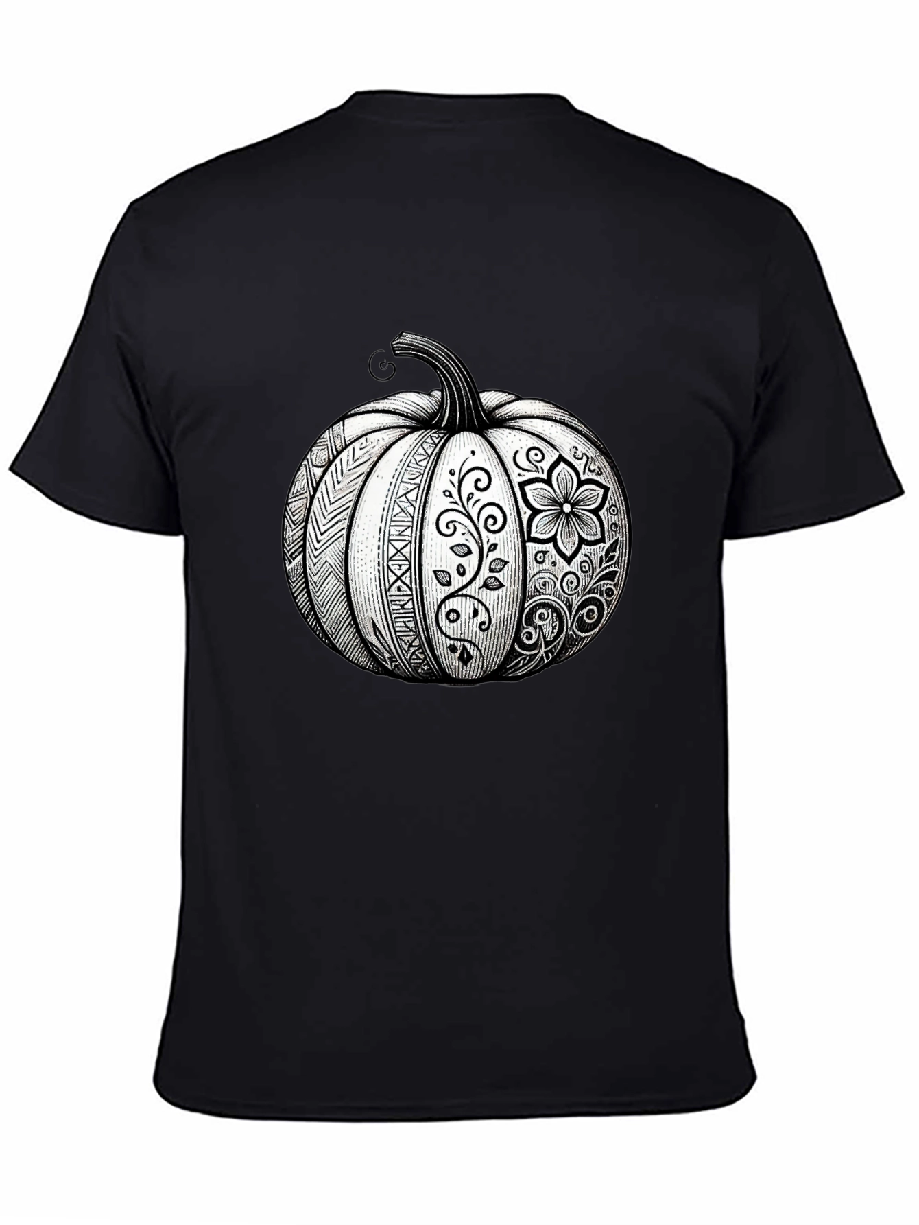 Pumpkin Floral Graphic Tee