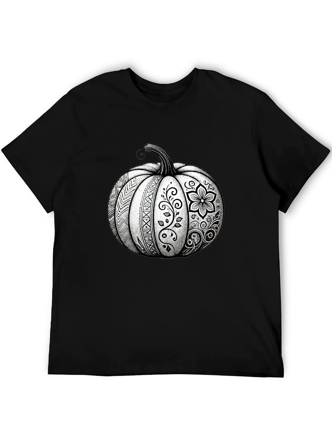 Pumpkin Floral Graphic Tee