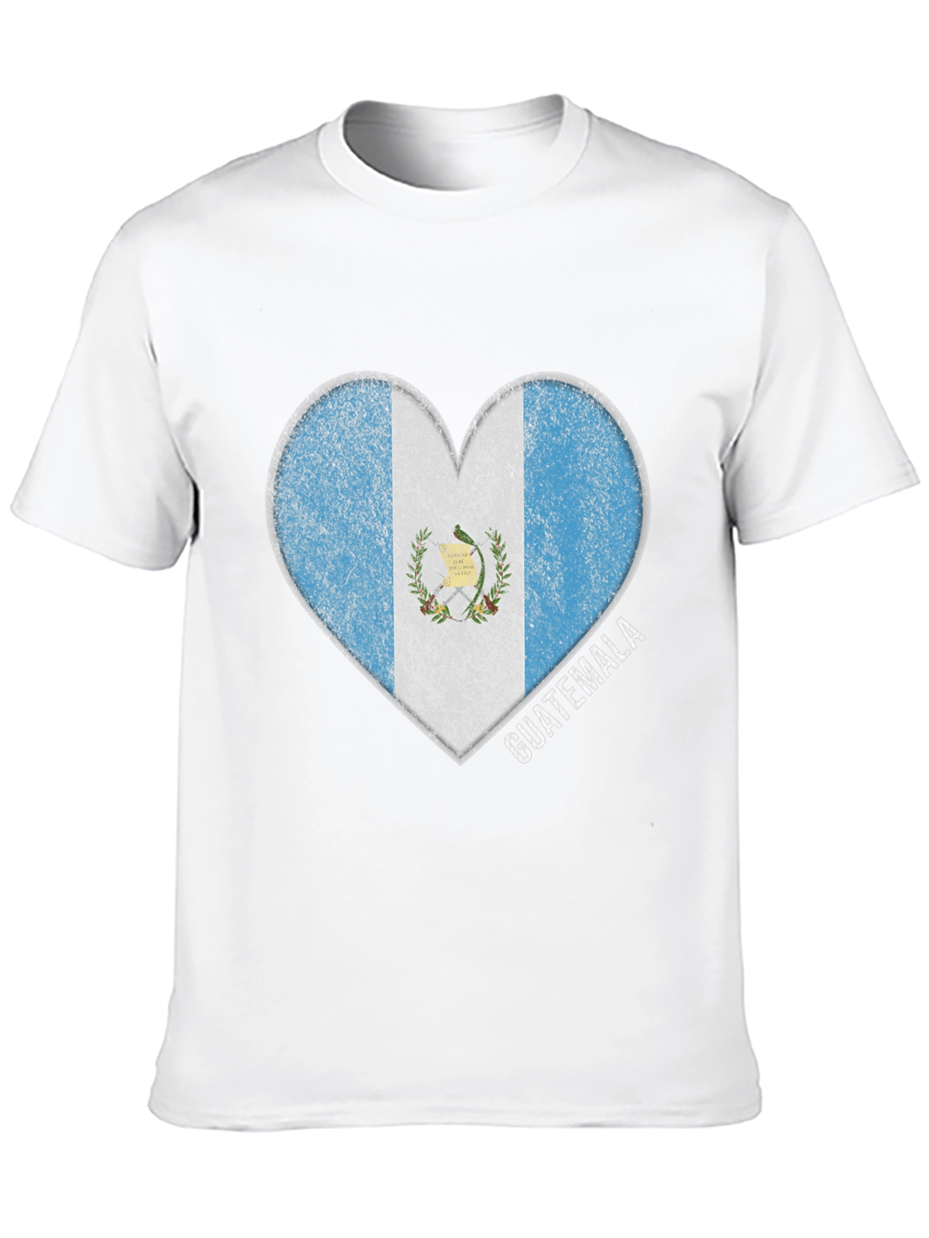 Guatemala Flag Heart T-Shirt - Country Pride Tee