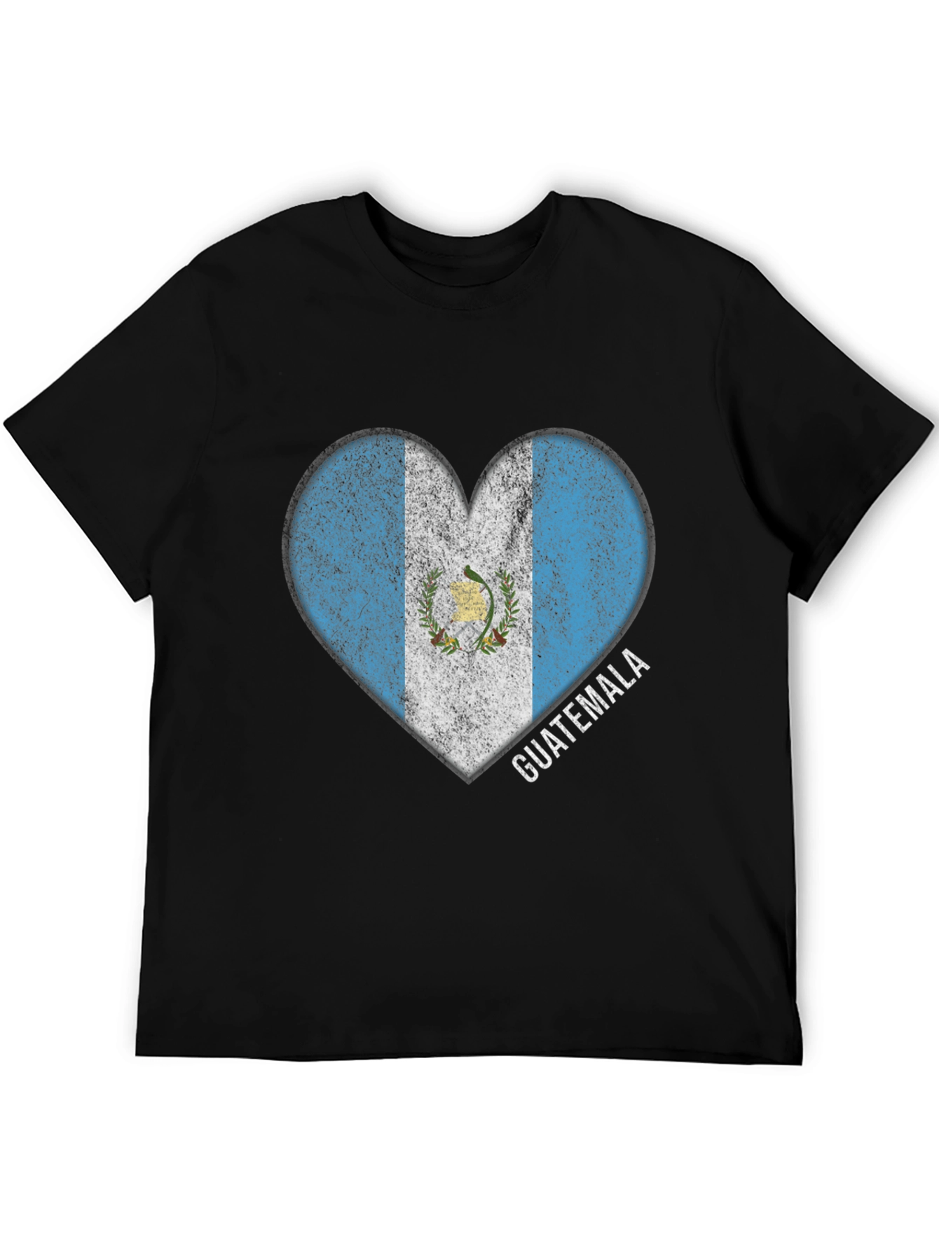 Guatemala Flag Heart T-Shirt - Country Pride Tee
