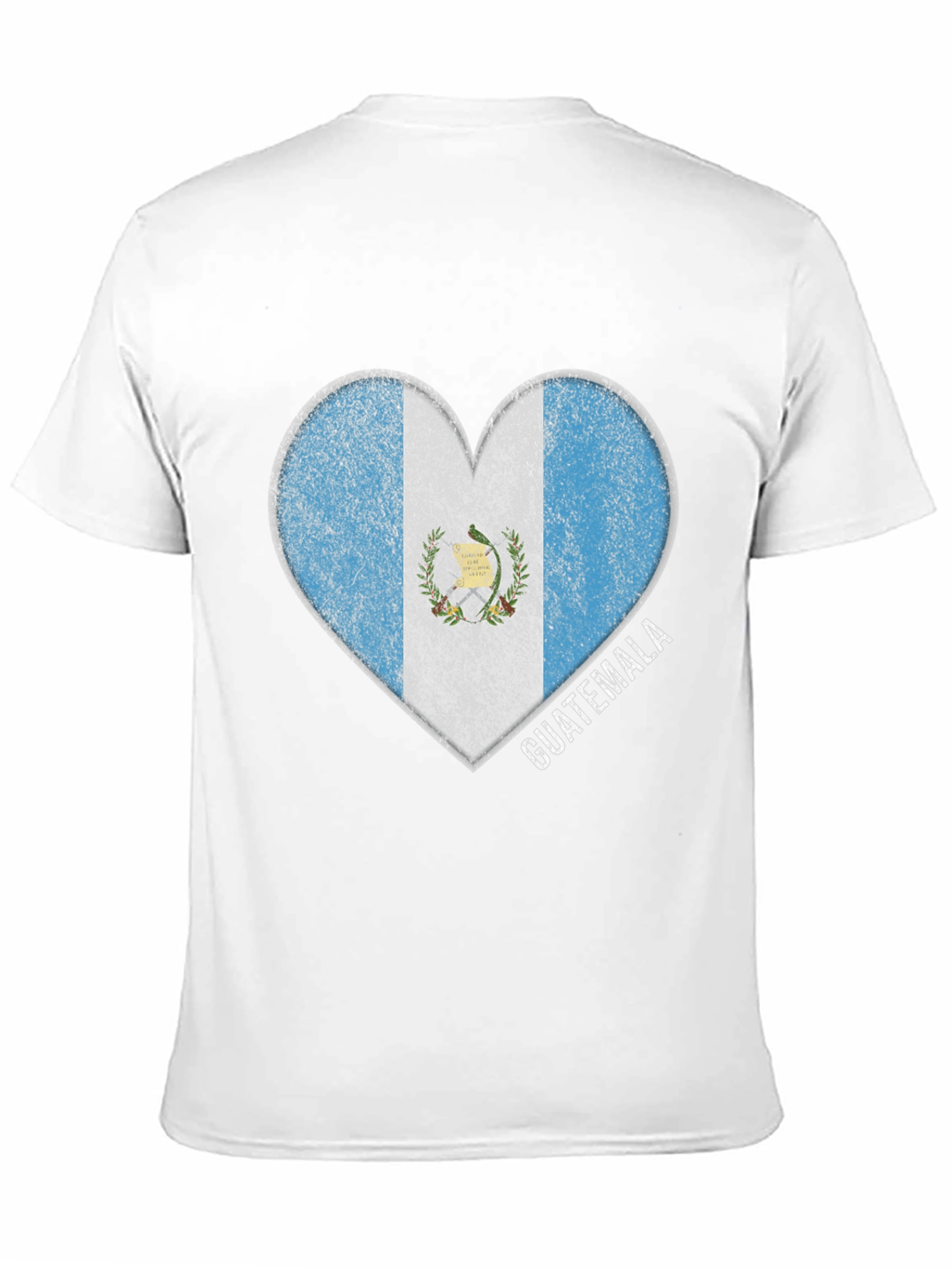 Guatemala Flag Heart T-Shirt - Country Pride Tee