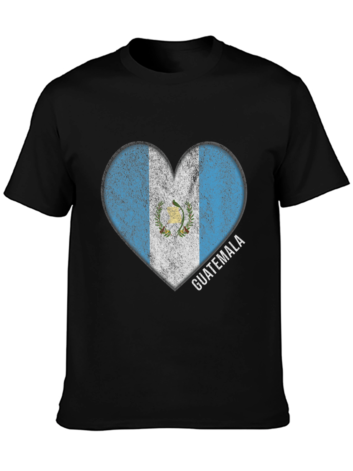 Guatemala Flag Heart T-Shirt - Country Pride Tee