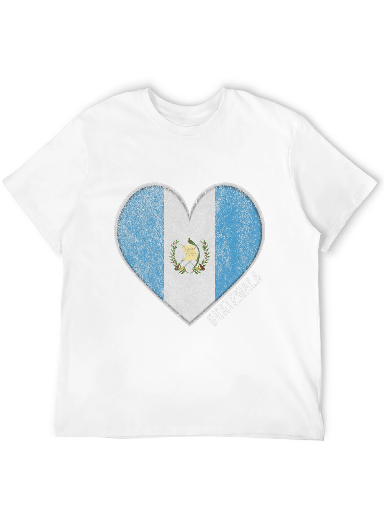 Guatemala Flag Heart T-Shirt - Country Pride Tee