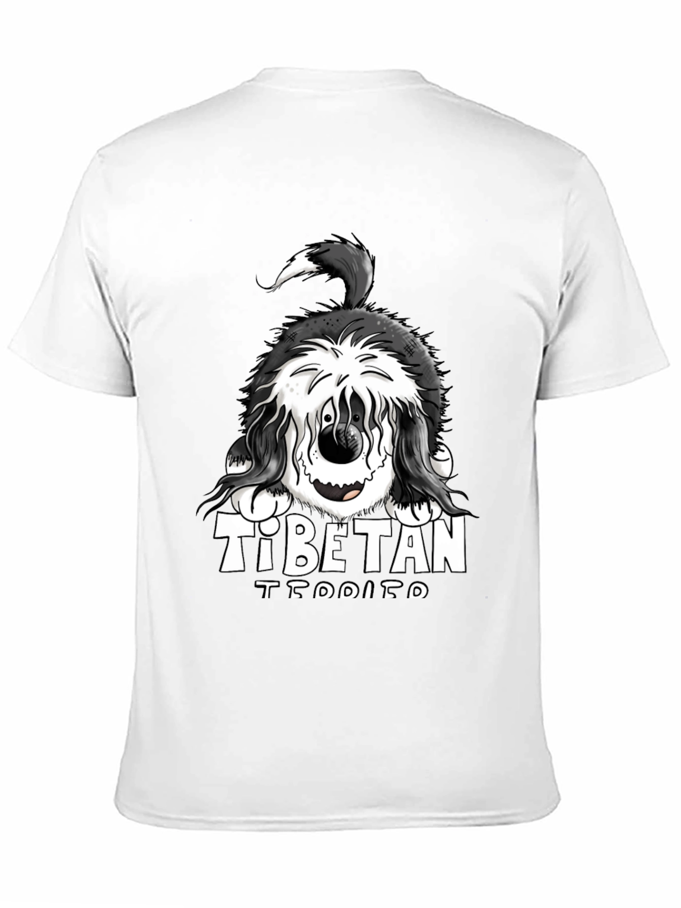 Tibetan TEDDITO Funny Dog T-Shirt