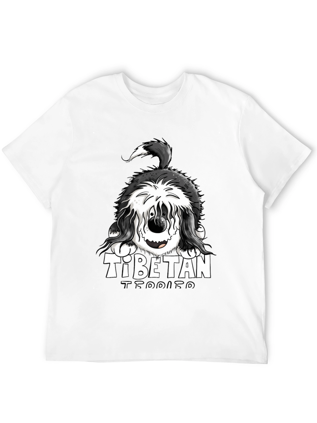 Tibetan TEDDITO Funny Dog T-Shirt