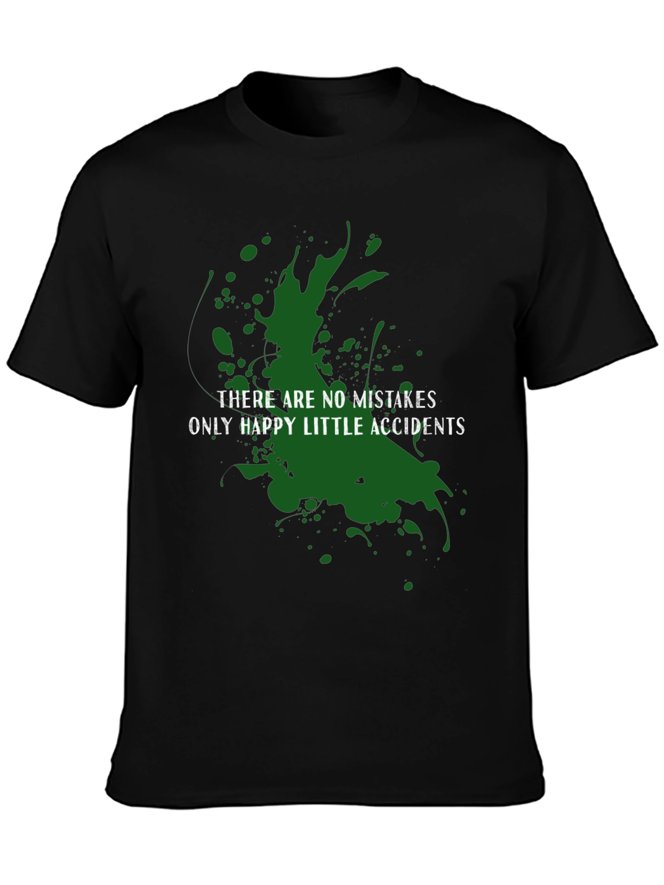 Happy Accidents Graphic Tee - Bob Ross Inspired Shirt