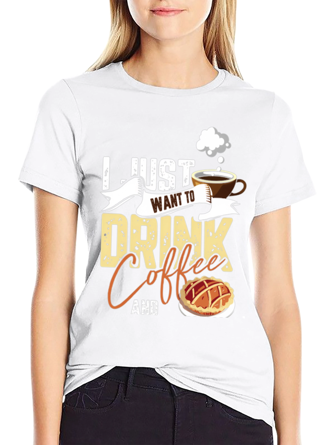 Coffee and Pie Black T-Shirt