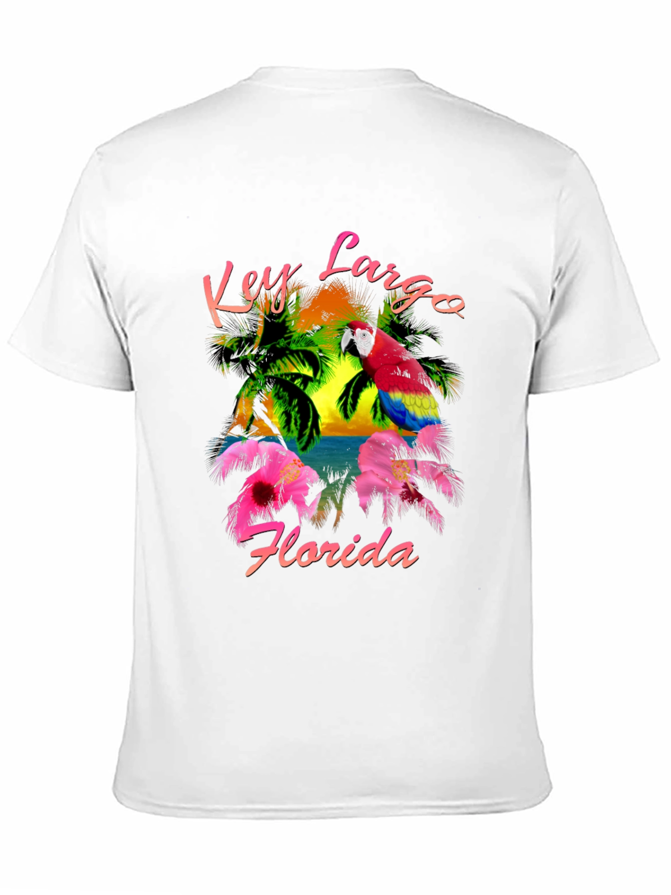 Key Largo Florida Parrot T-Shirt