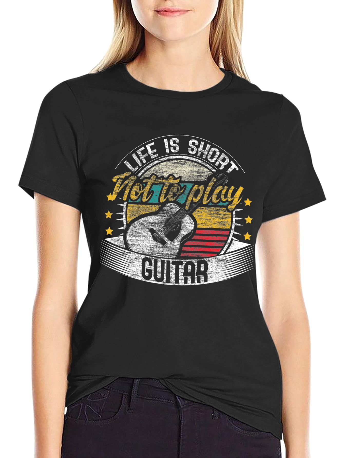 Life Is Short Not to Play Guitar T-Shirt